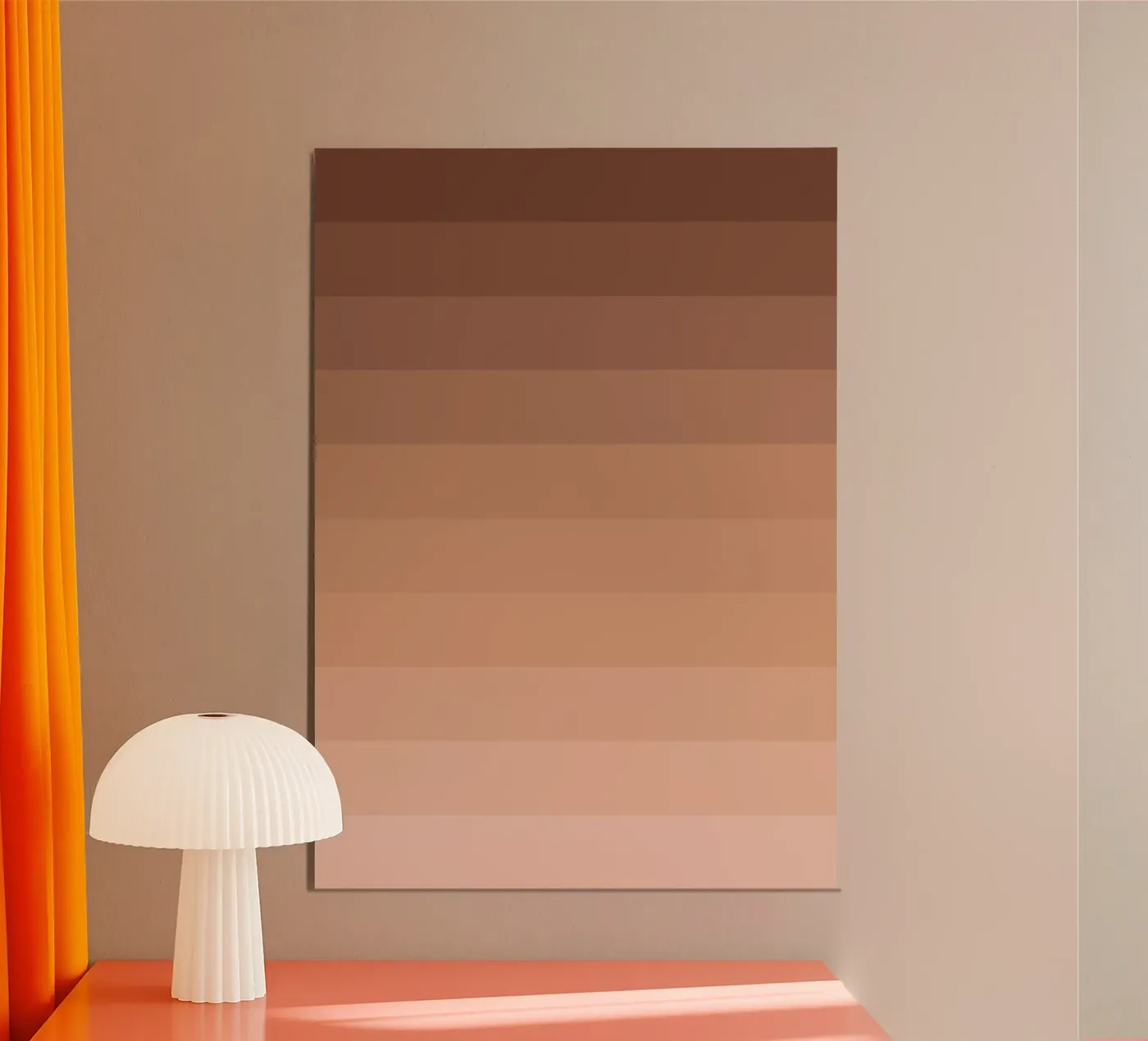 Brown Tones Gradient forex plate by Paigaam Studio