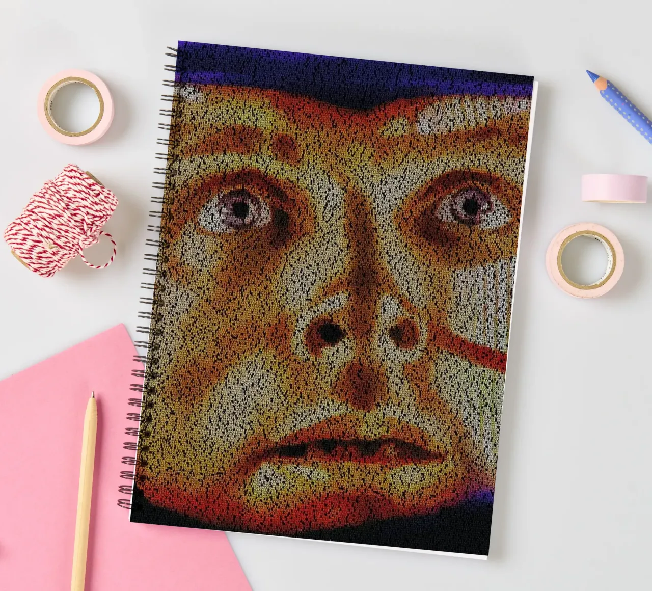Dave II spiral notebook by Robotic Ewe
