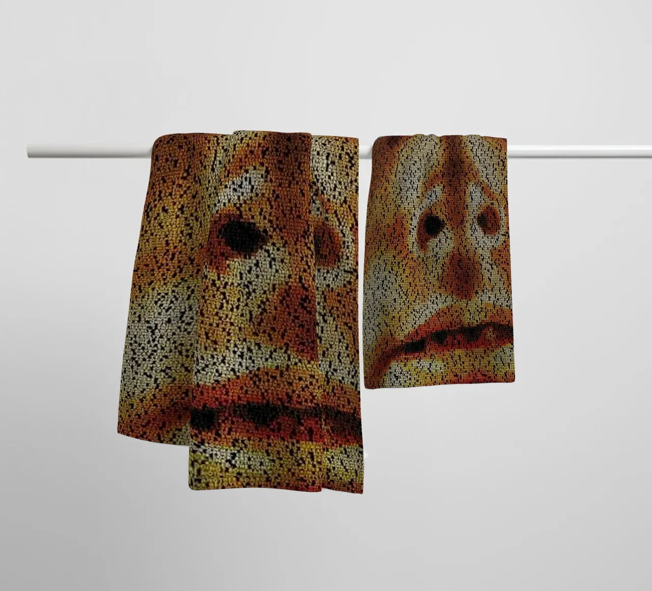 Dave II towel by Robotic Ewe