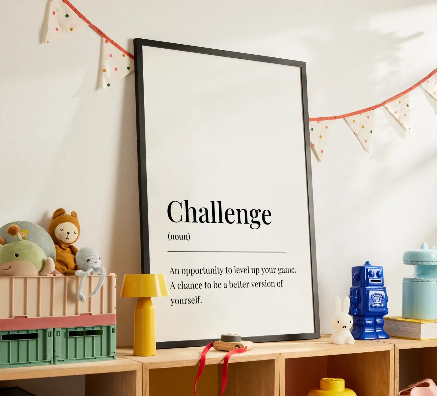 Challenge definition poster by Paigaam Studio