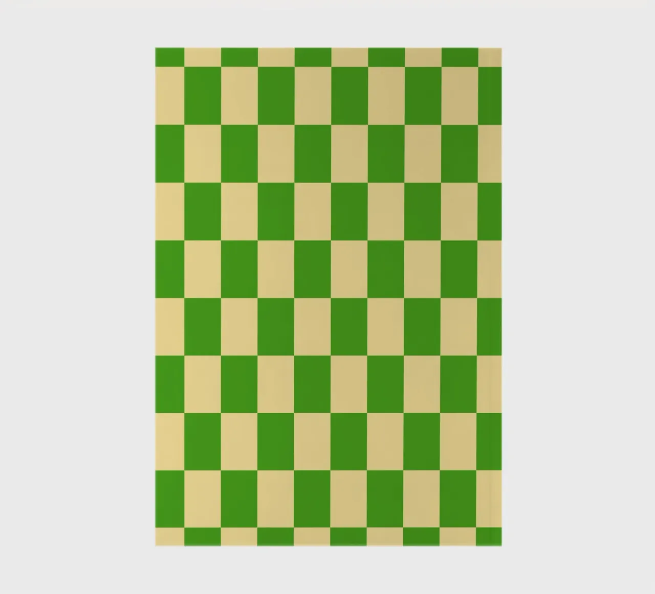 Damier vert et jaune clair carnet de notes de Paigaam Studio