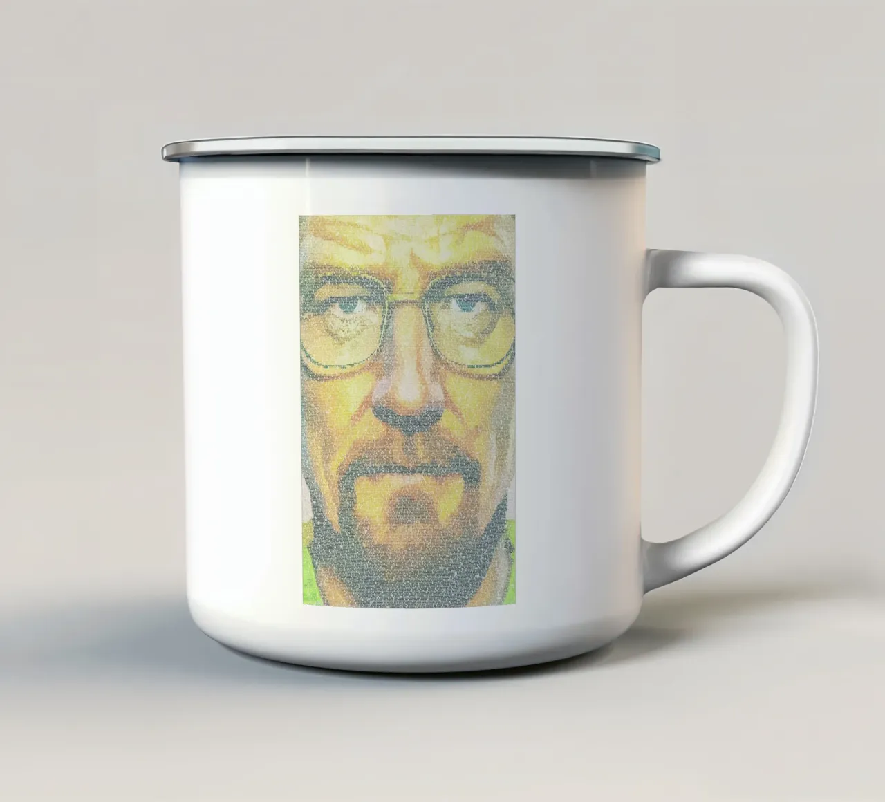 Breaking Bad Emaille Tasse von Robotic Ewe