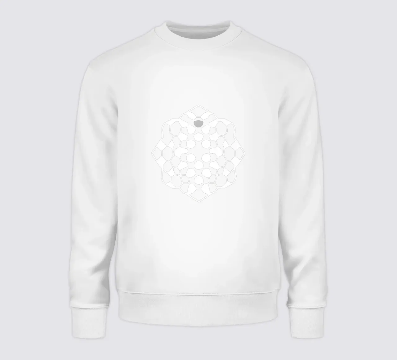 Abstract geometric modern design featuring complex pattern sweatshirt by DesignDoodle