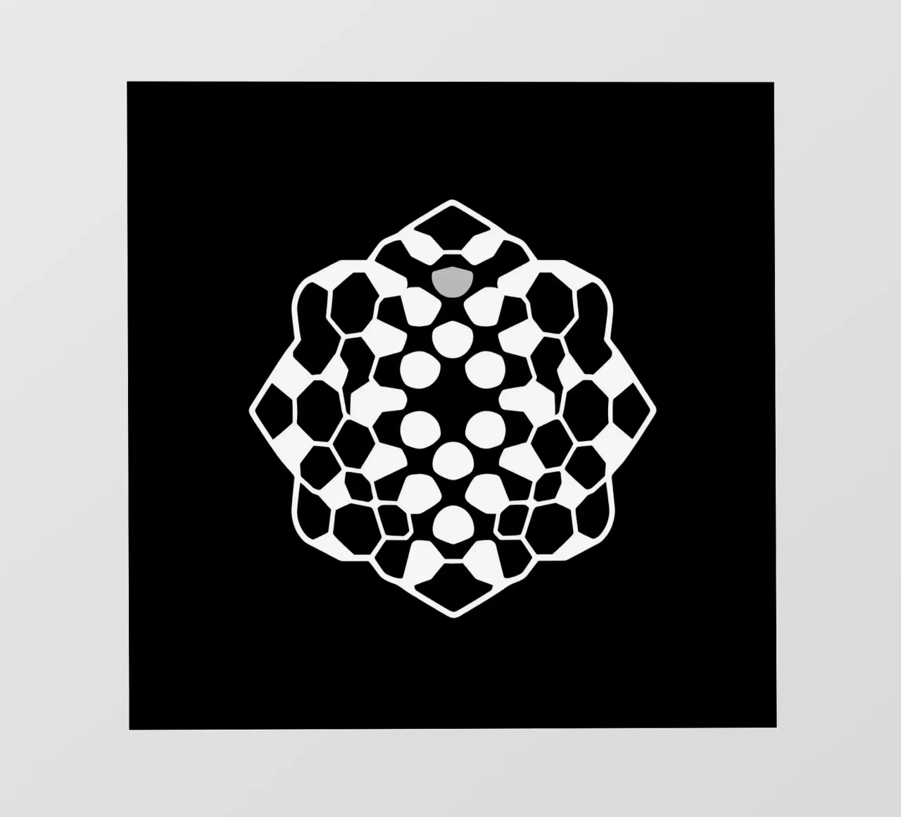 Design moderno geometrico astratto con motivo complesso telo in pvc da DesignDoodle