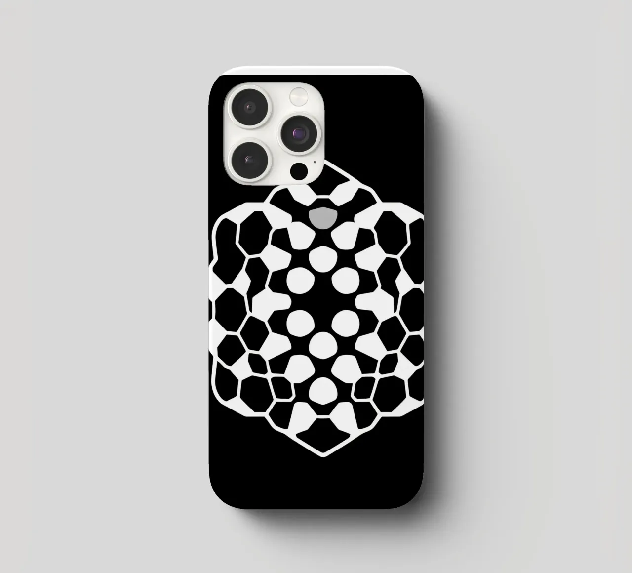 Abstract geometric modern design featuring complex pattern iphone case by DesignDoodle