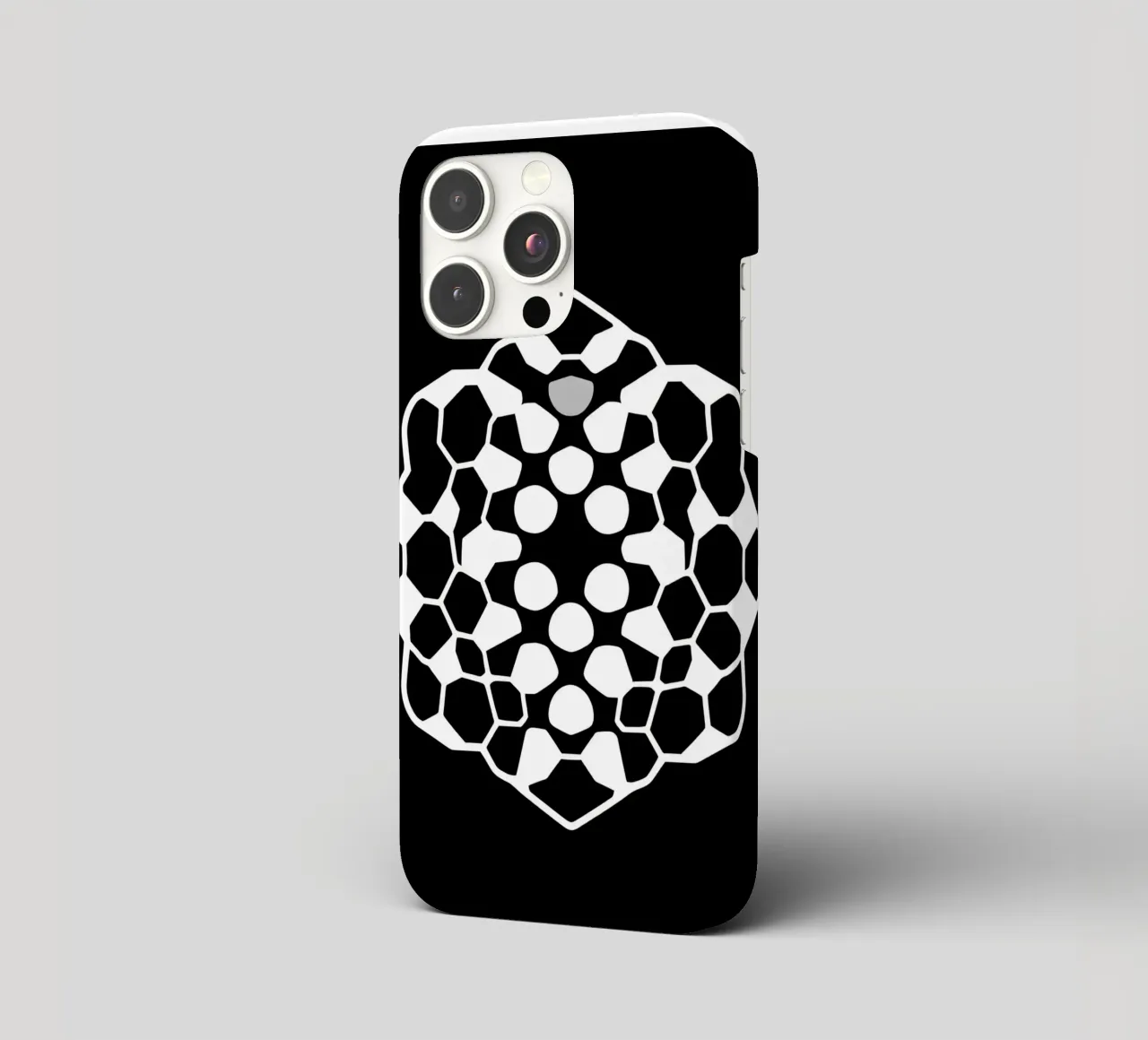 Abstract geometric modern design featuring complex pattern iphone case by DesignDoodle