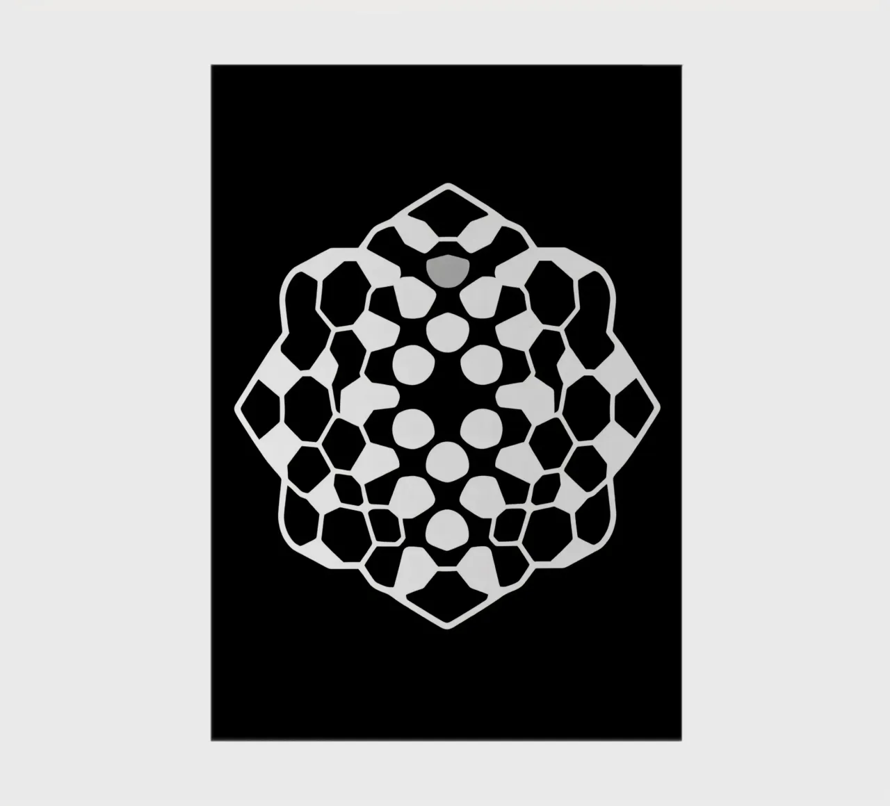 Abstract geometric modern design featuring complex pattern notebook by DesignDoodle