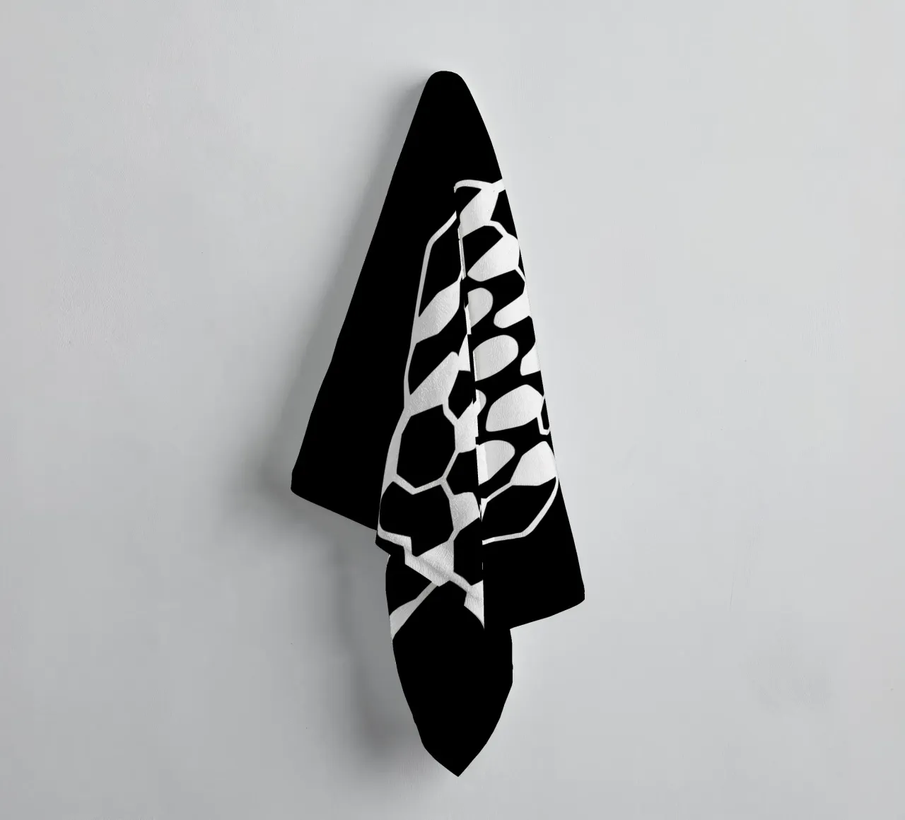 Abstract geometric modern design featuring complex pattern towel by DesignDoodle