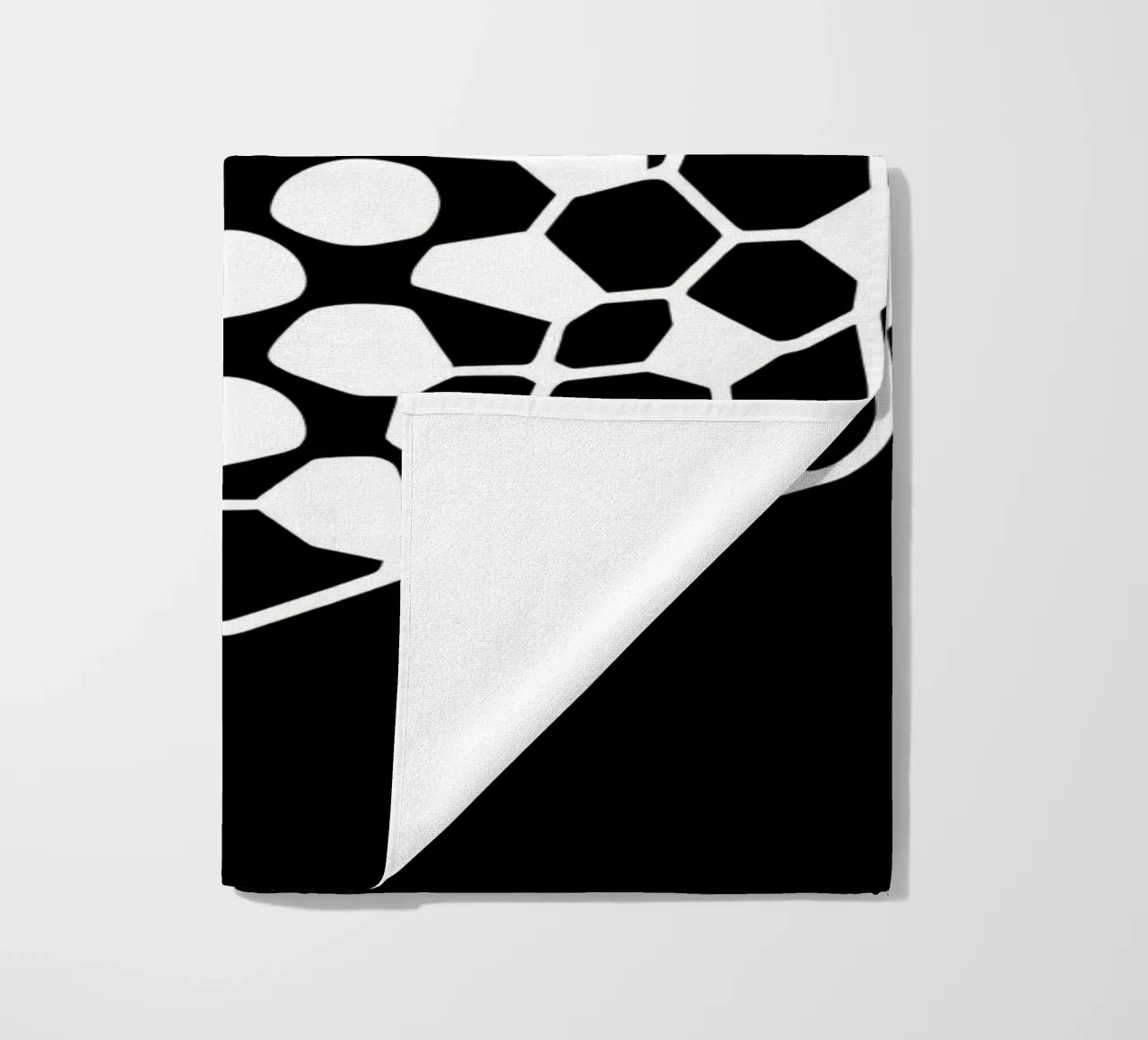 Abstract geometric modern design featuring complex pattern beach towel by DesignDoodle