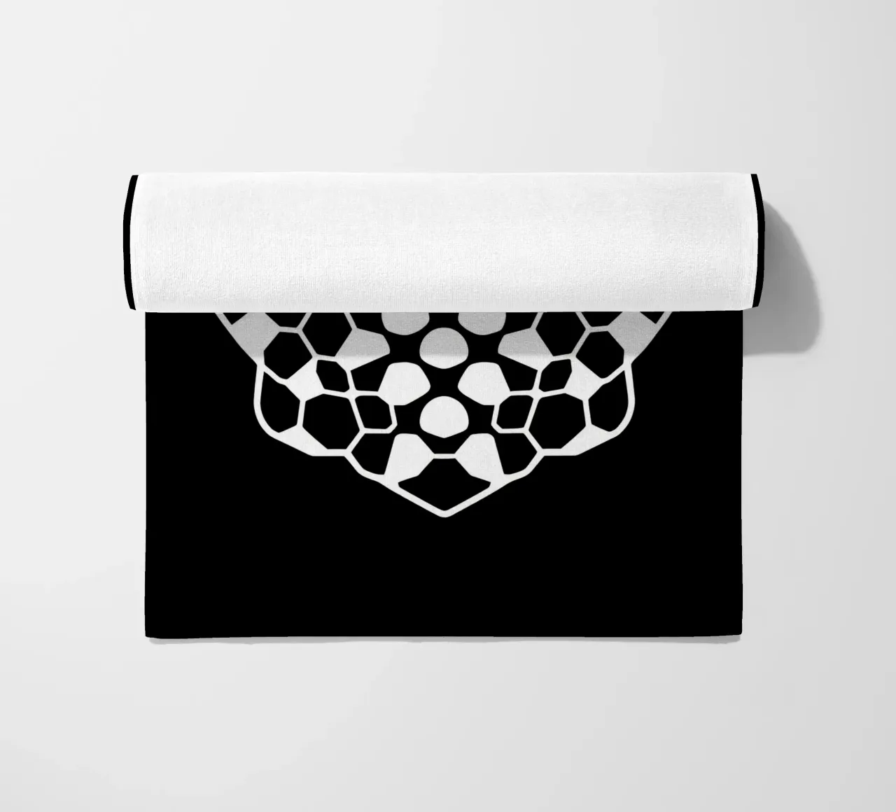 Abstract geometric modern design featuring complex pattern beach towel by DesignDoodle