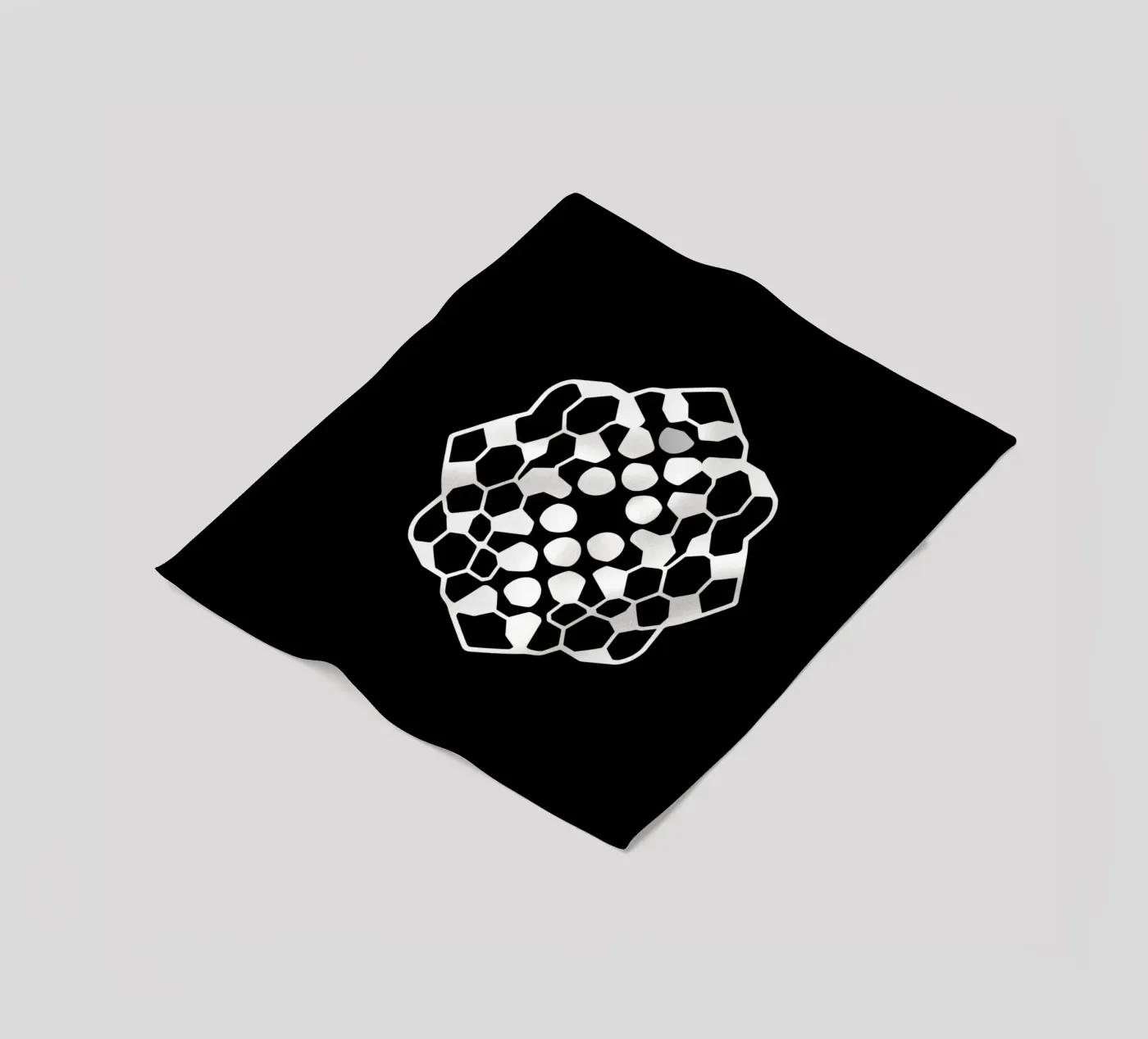 Abstraktes geometrisches modernes Design mit komplexem Muster Fleecedecke von DesignDoodle