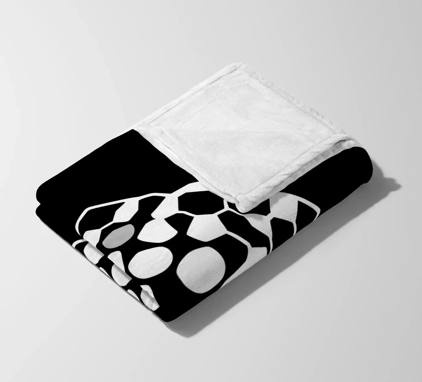 Abstraktes geometrisches modernes Design mit komplexem Muster Fleecedecke von DesignDoodle