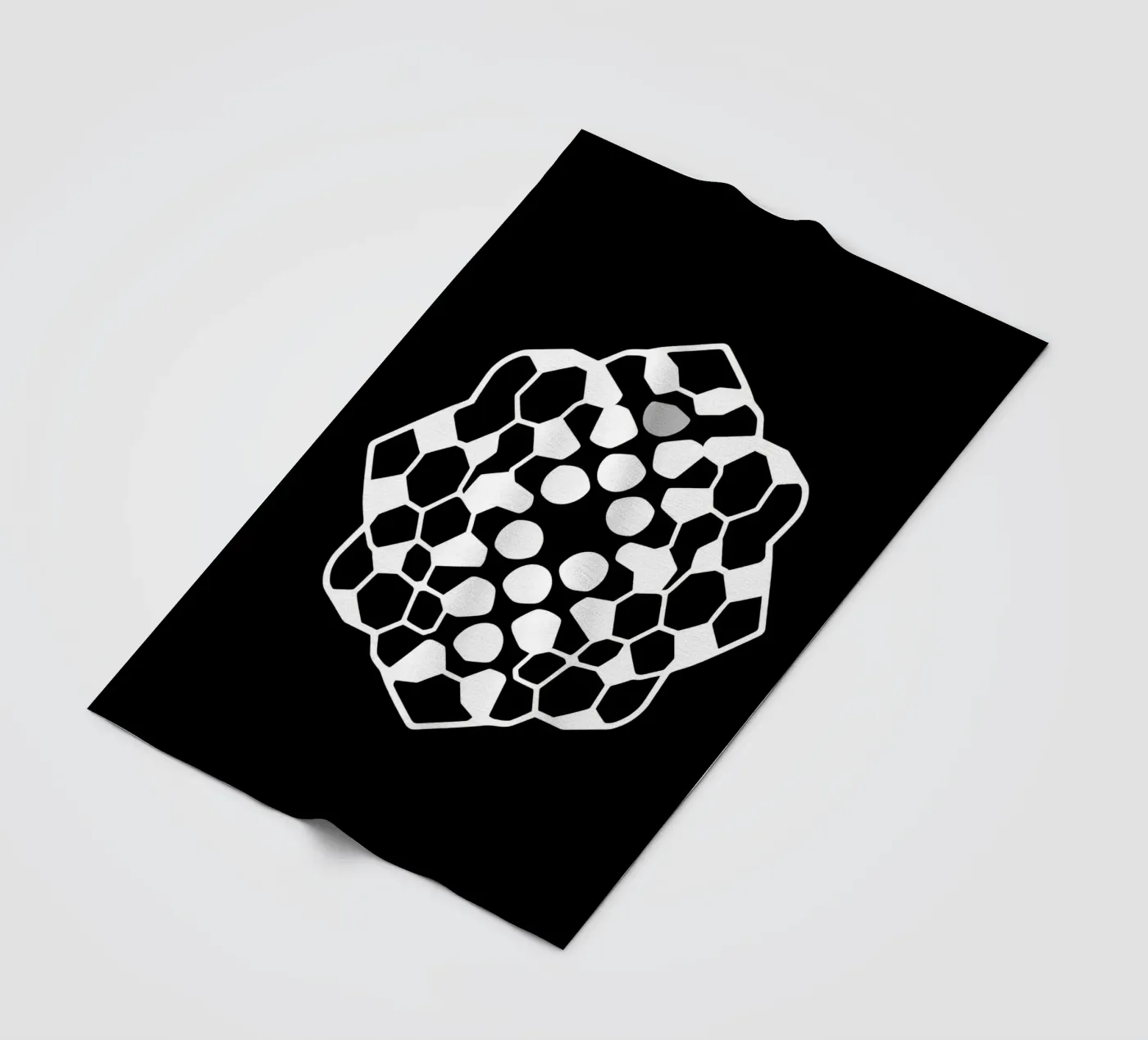 Abstraktes geometrisches modernes Design mit komplexem Muster Fleecedecke von DesignDoodle