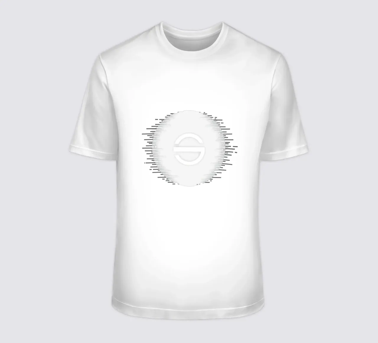 Diseño gráfico abstracto con forma circular camiseta de DesignDoodle