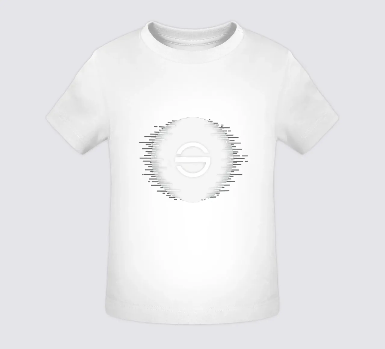 Graphisme abstrait représentant une forme circulaire t-shirt pour bébé de DesignDoodle