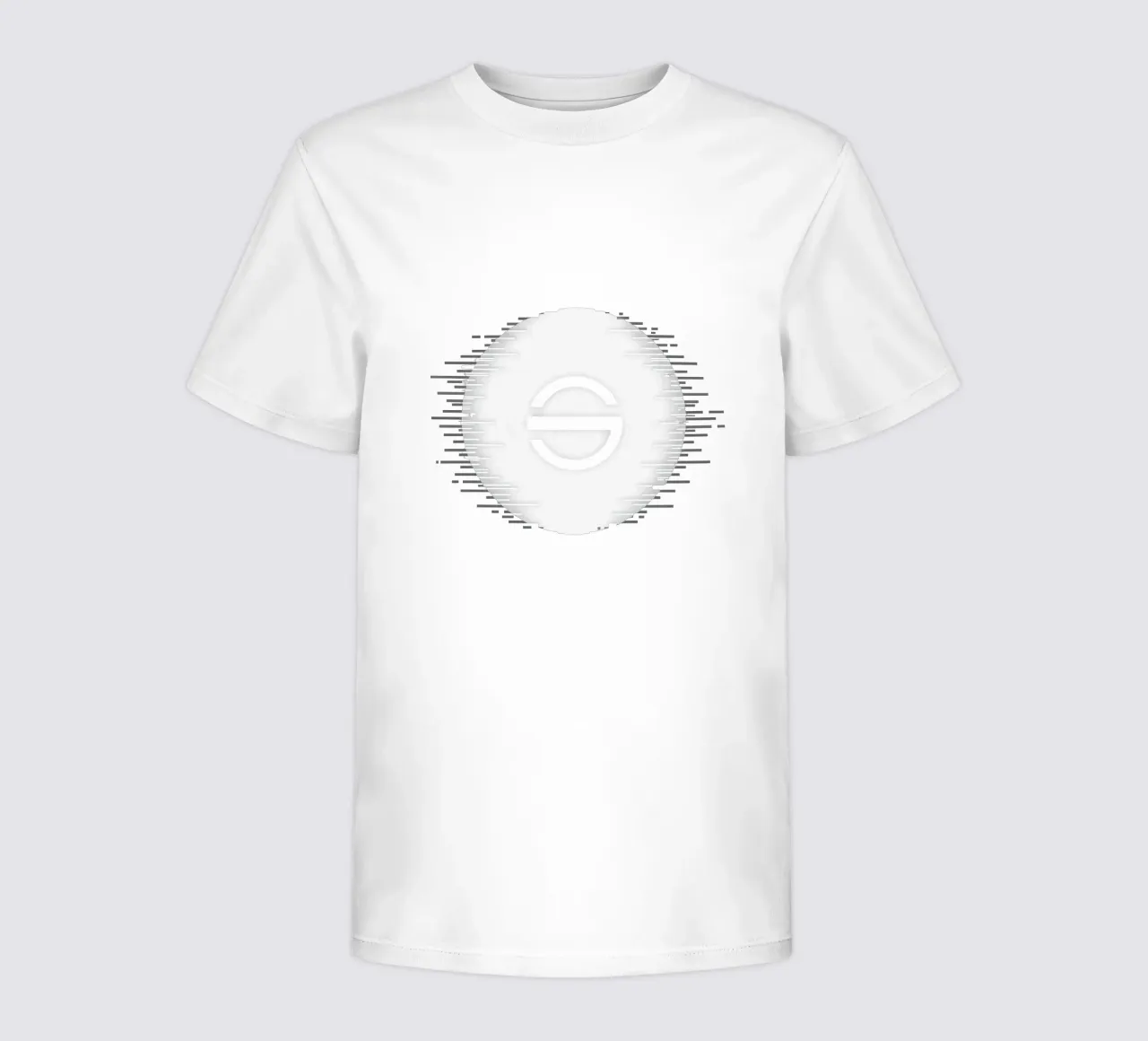 Graphisme abstrait représentant une forme circulaire t-shirt enfant de DesignDoodle