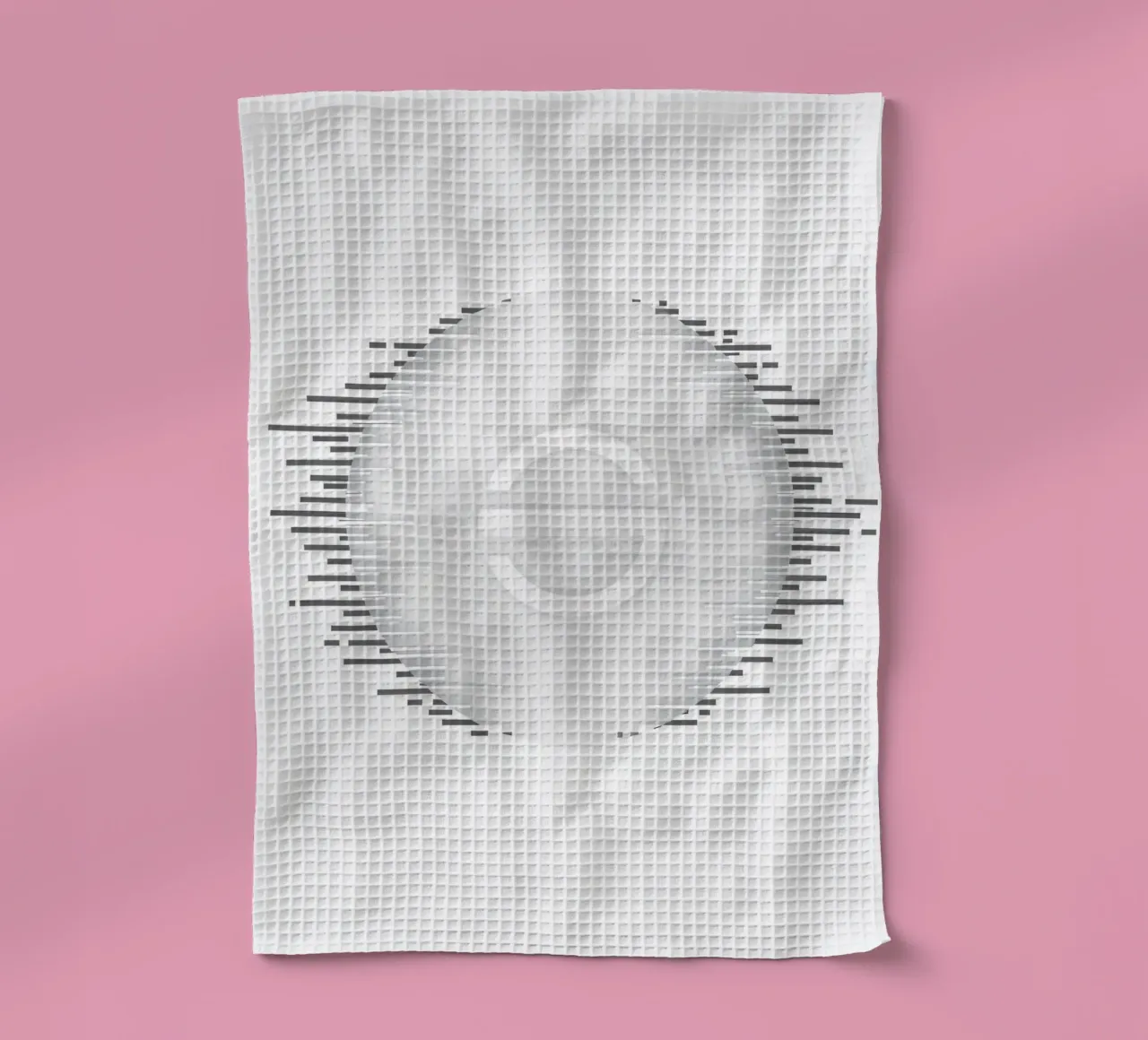 Grafica astratta con forma circolare canovaccio da cucina da DesignDoodle
