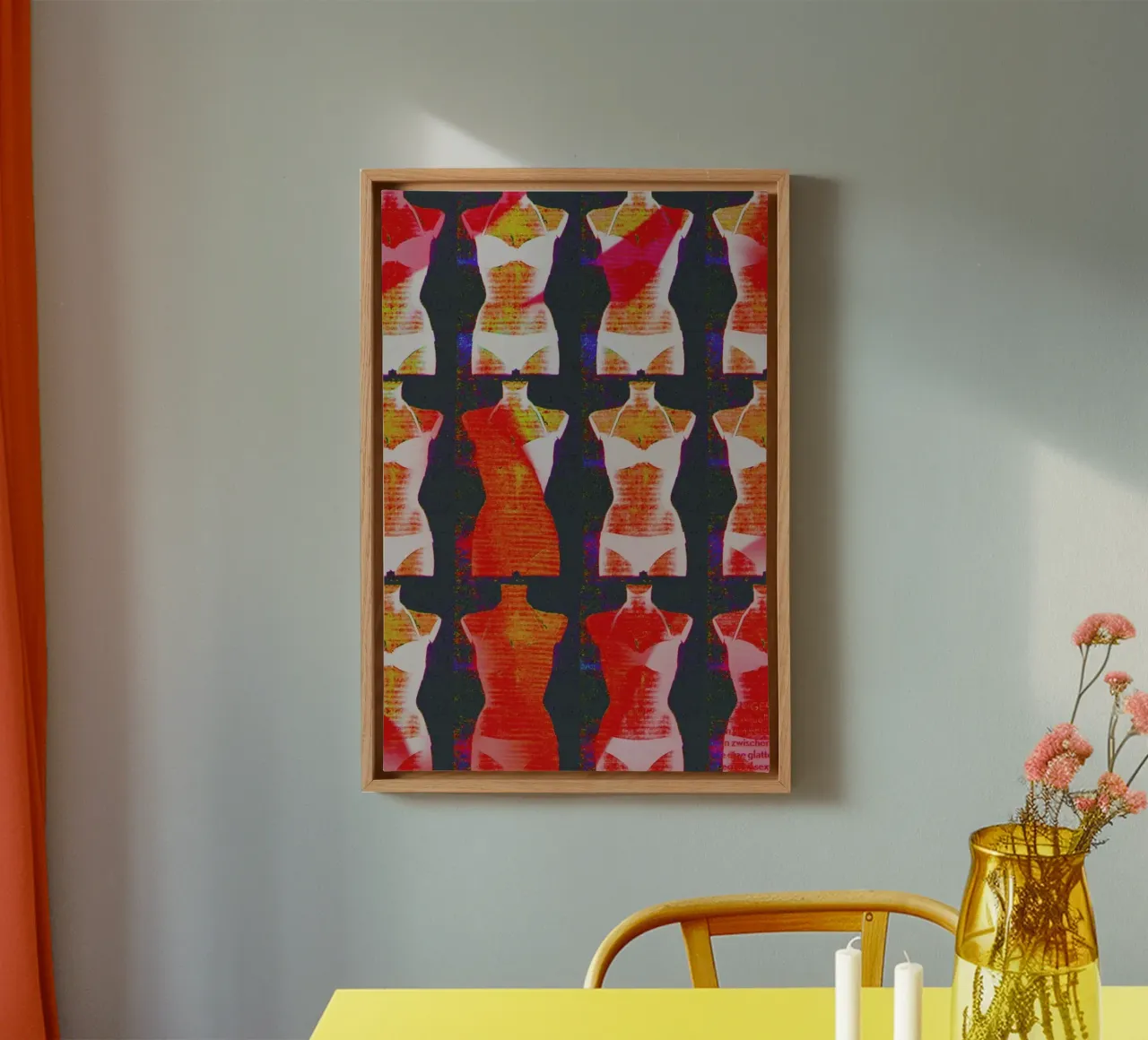 Dress-Stand 01 canvas met Baklijst van József Gábos