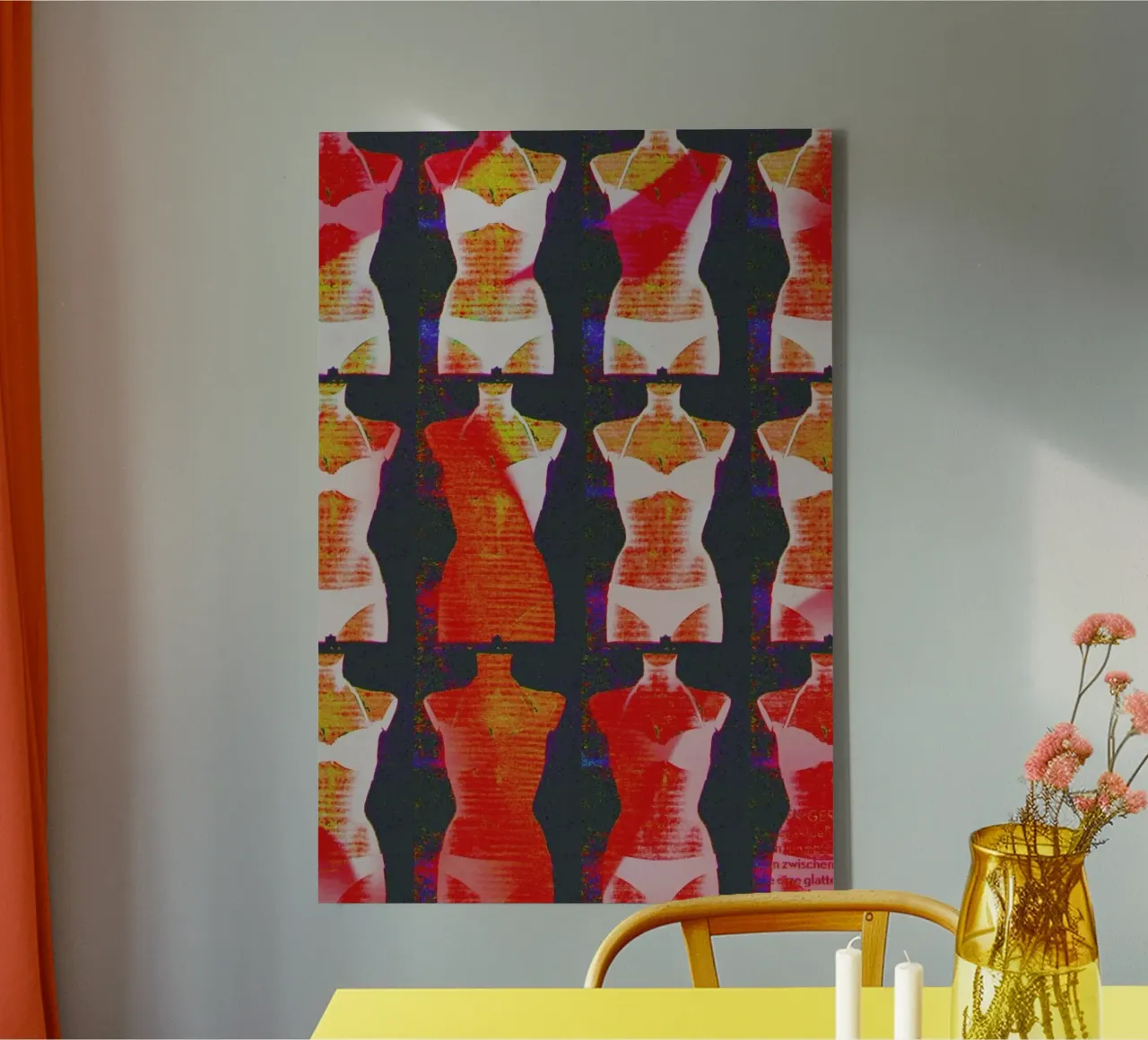 Dress-Stand 01 canvas met Baklijst van József Gábos