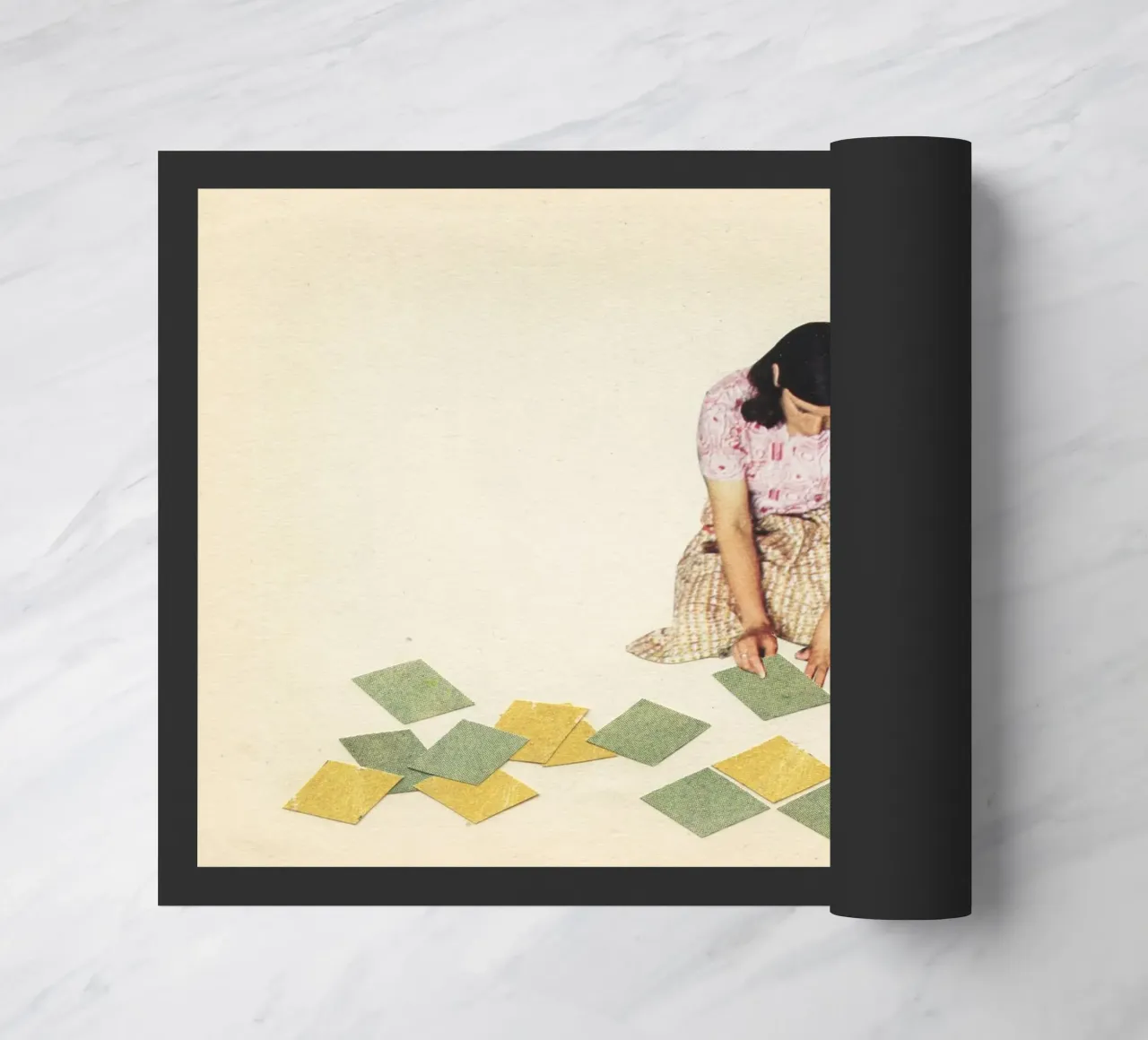 Lavori in corso zerbino da Cassia Beck Collage