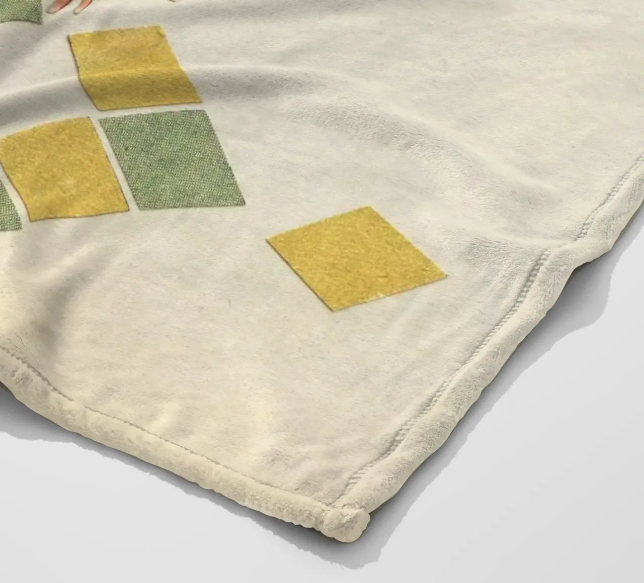 Work in Progress Fleecedecke von Cassia Beck Collage