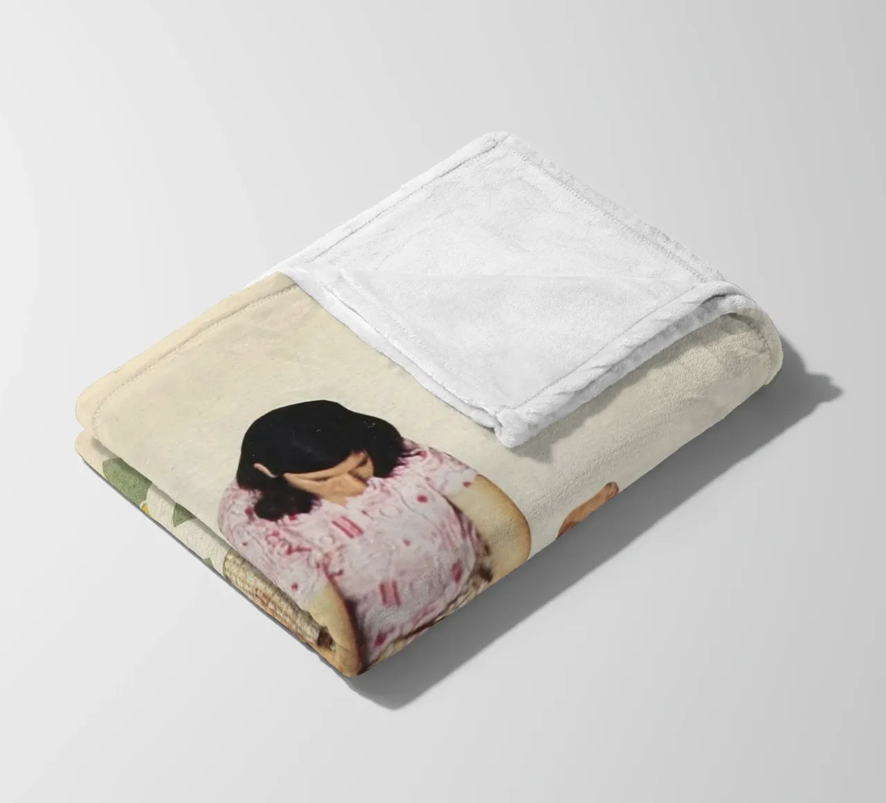 Work in Progress Fleecedecke von Cassia Beck Collage