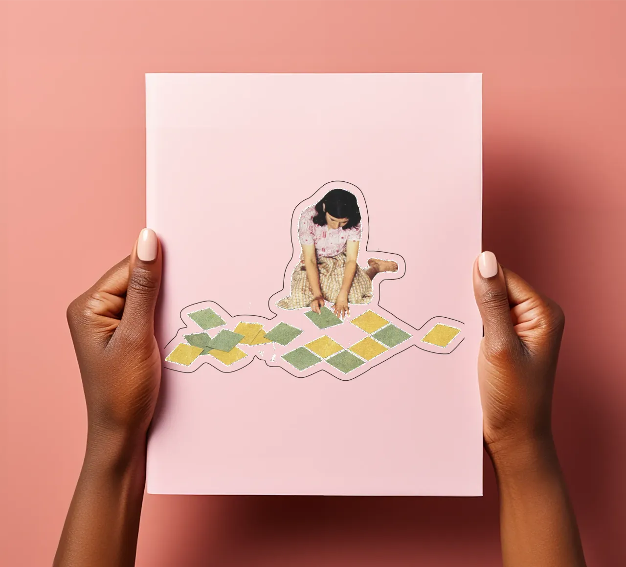 Work in Progress sticker sheet by Cassia Beck Collage