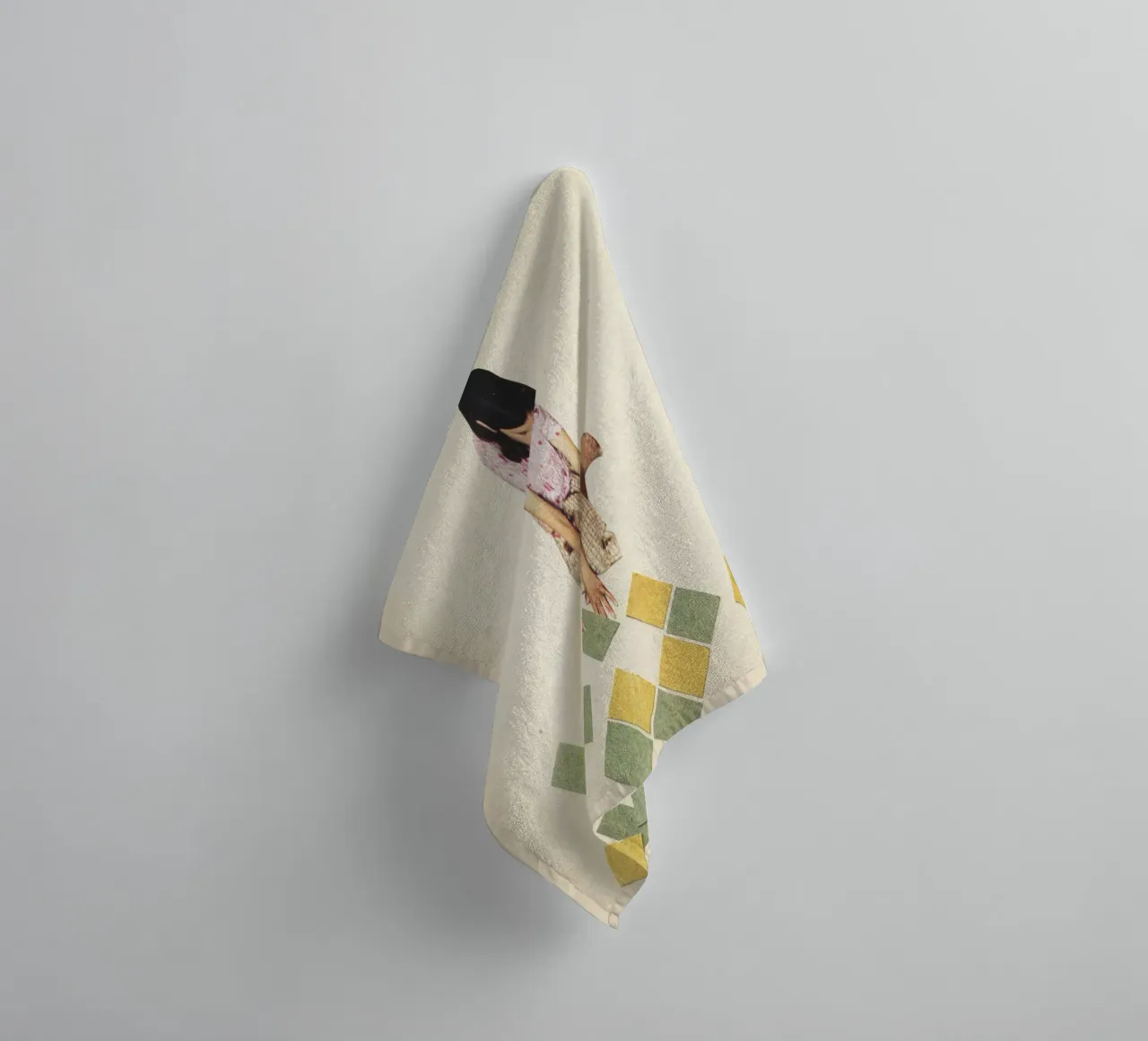 Work in Progress towel by Cassia Beck Collage