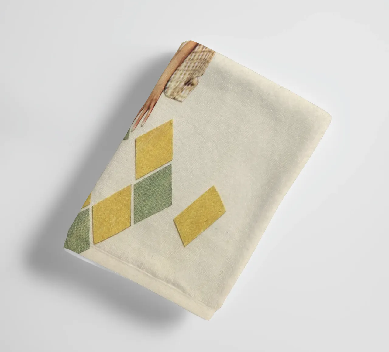 Work in Progress towel by Cassia Beck Collage