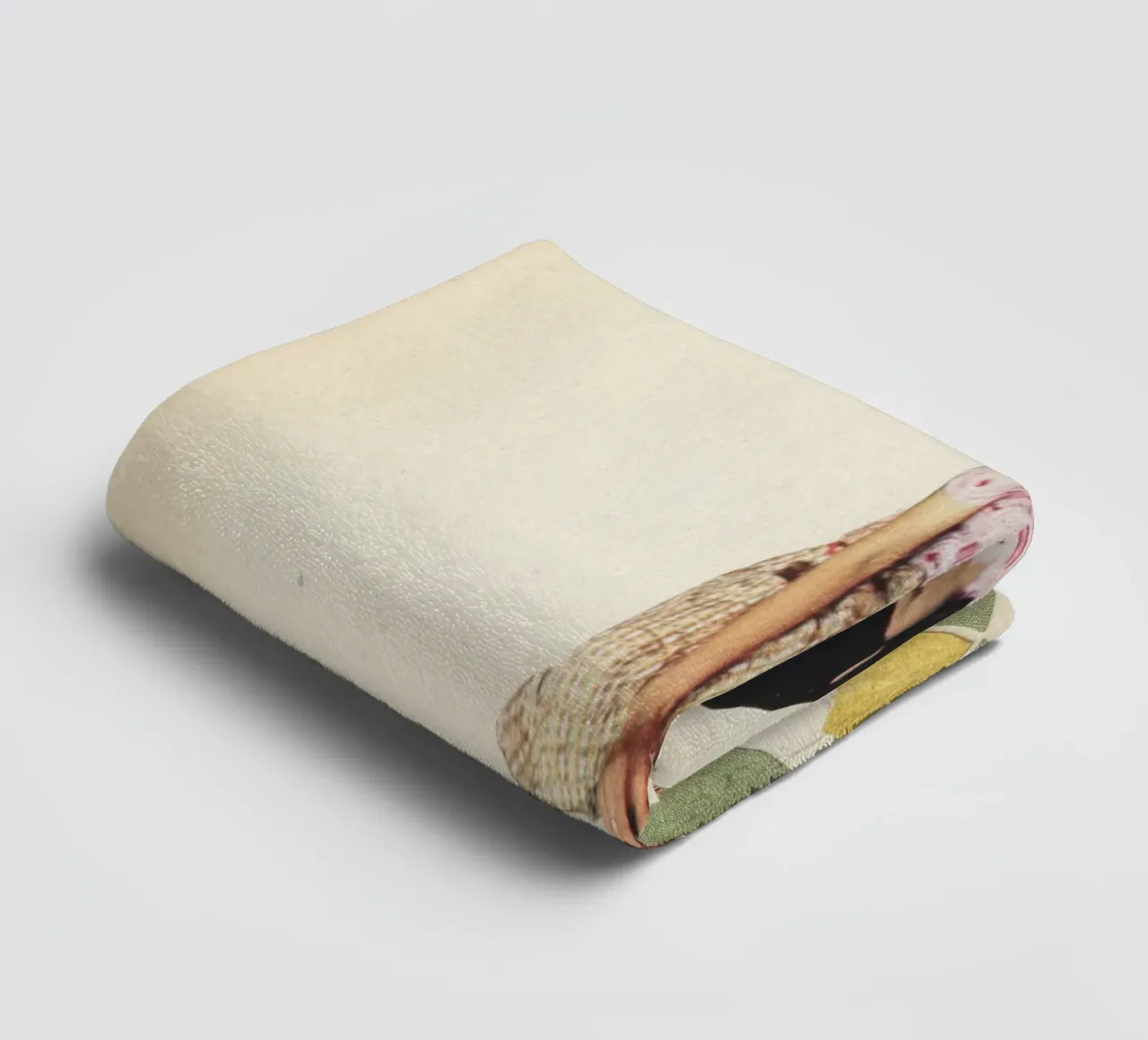 Laufende Arbeiten Handtuch von Cassia Beck Collage