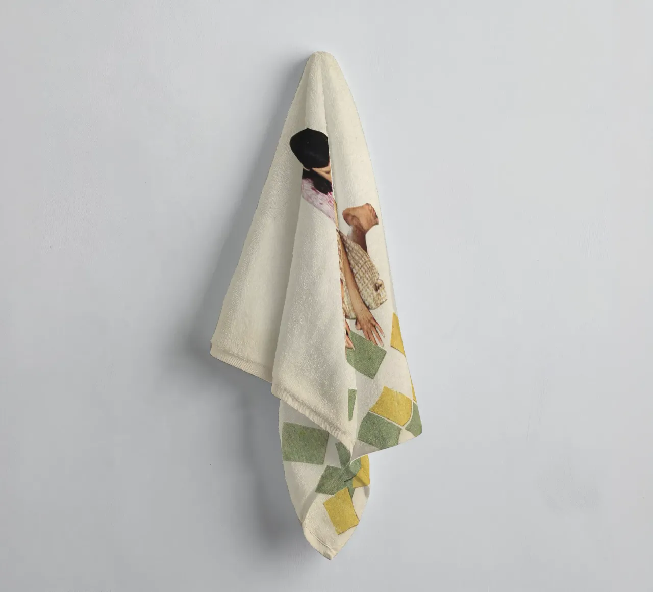 Work in Progress towel by Cassia Beck Collage