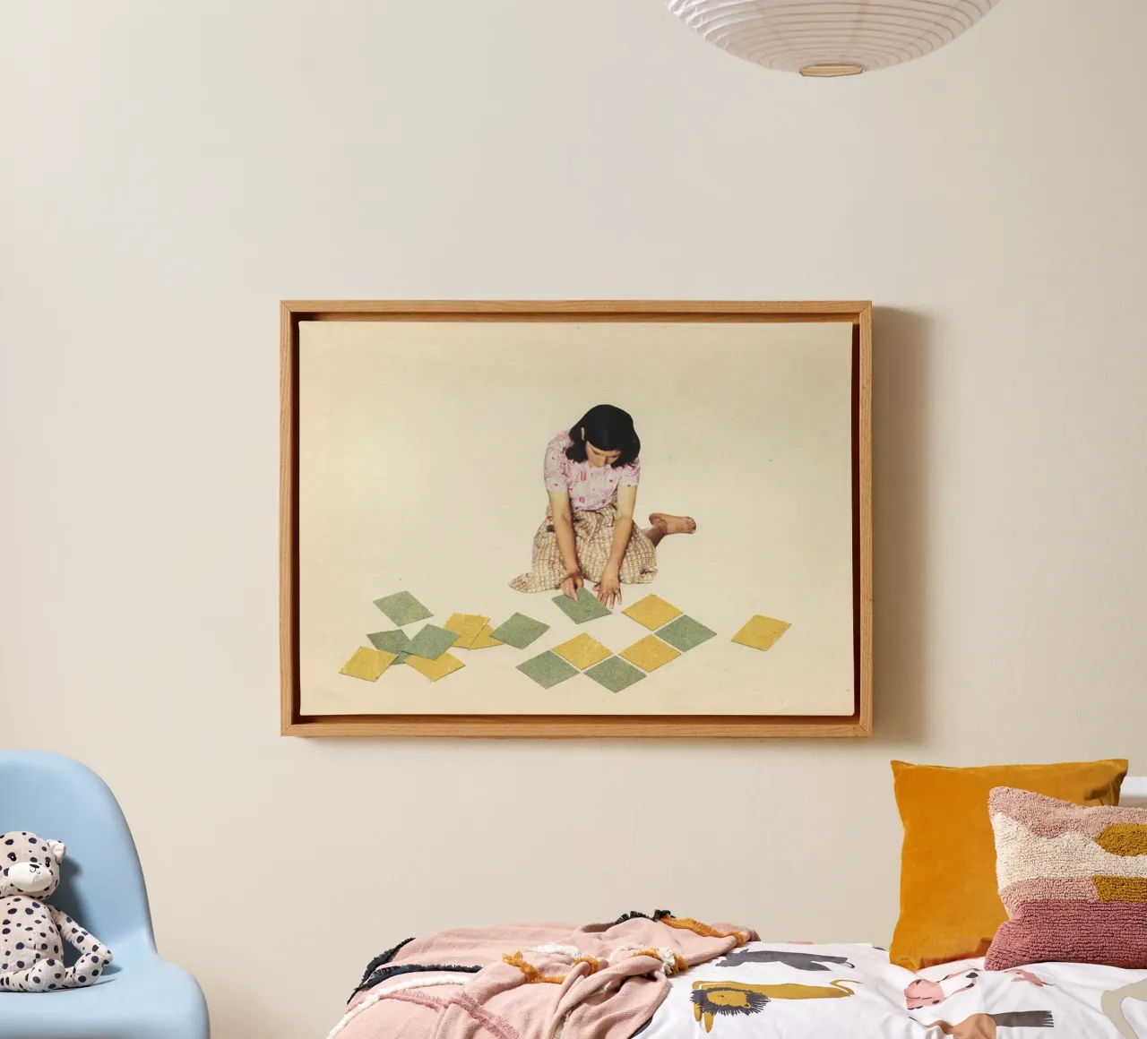 Work in Progress canvas by Cassia Beck Collage