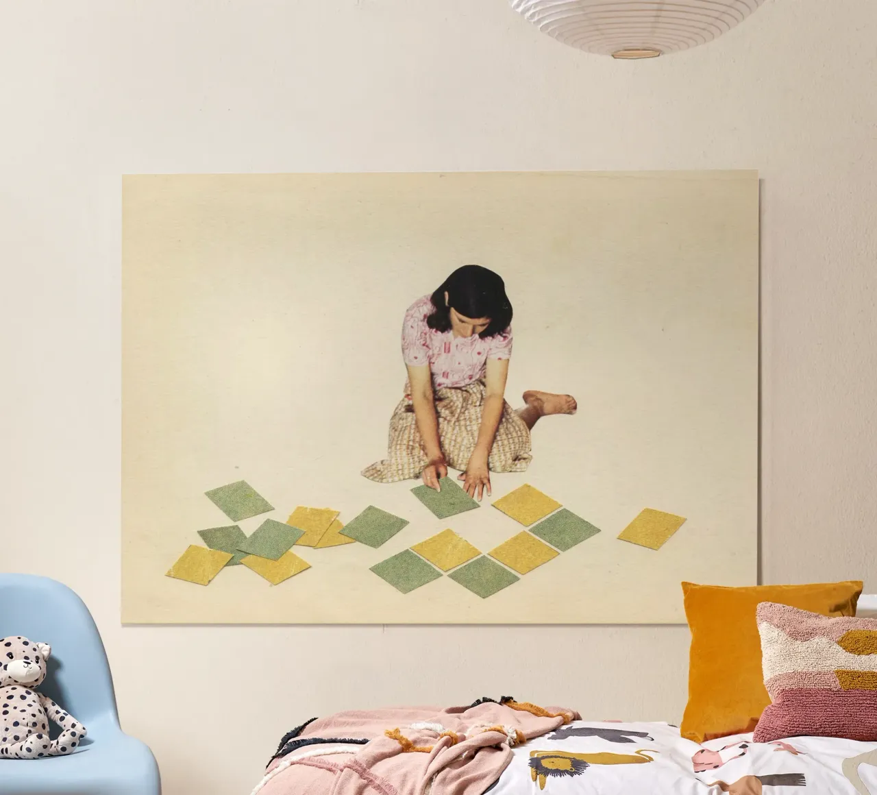 Work in Progress poster by Cassia Beck Collage