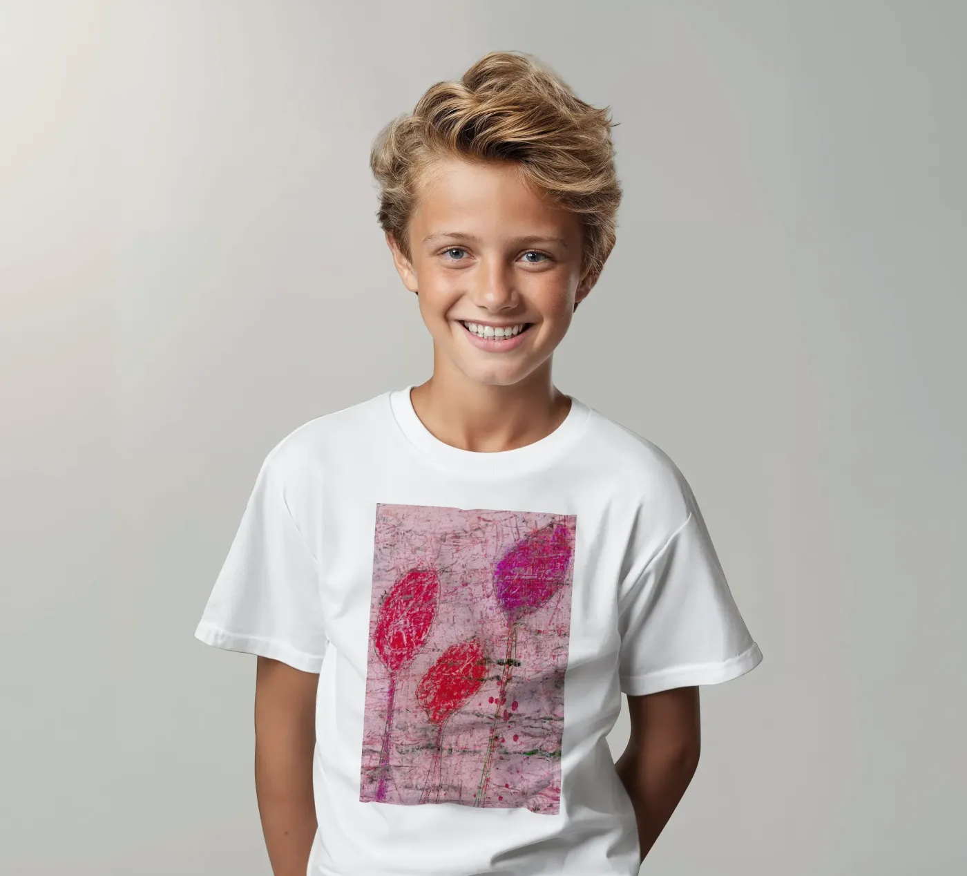 Flower 08 t-shirt bambini da József Gábos