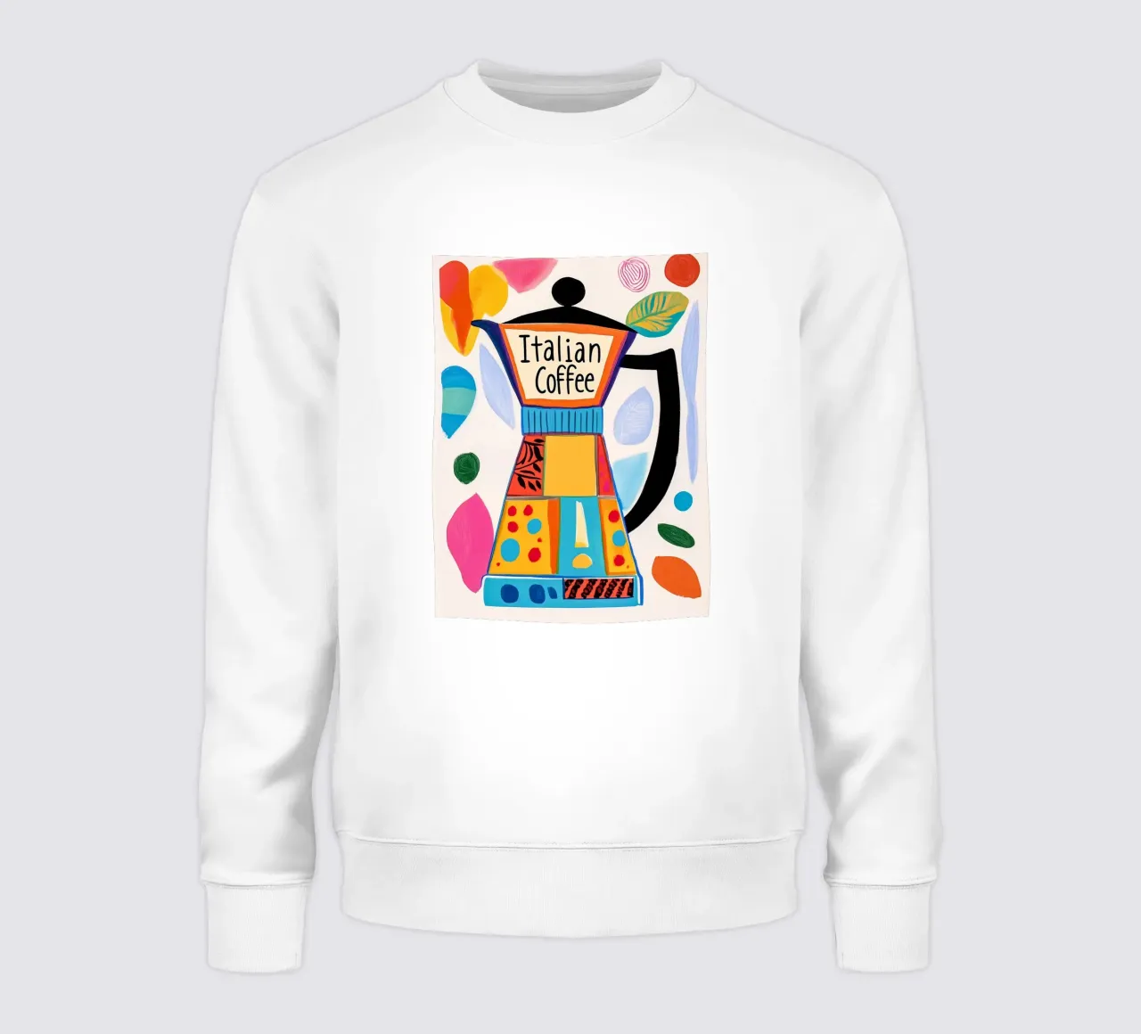 Bunte Espresso Liebe sweat de Carinaprint