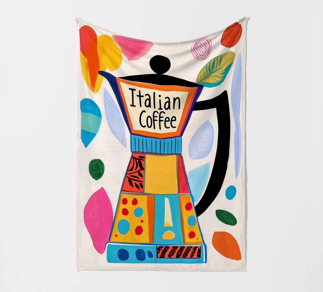 Bunte Espresso Liebe coperta in pile da Carinaprint