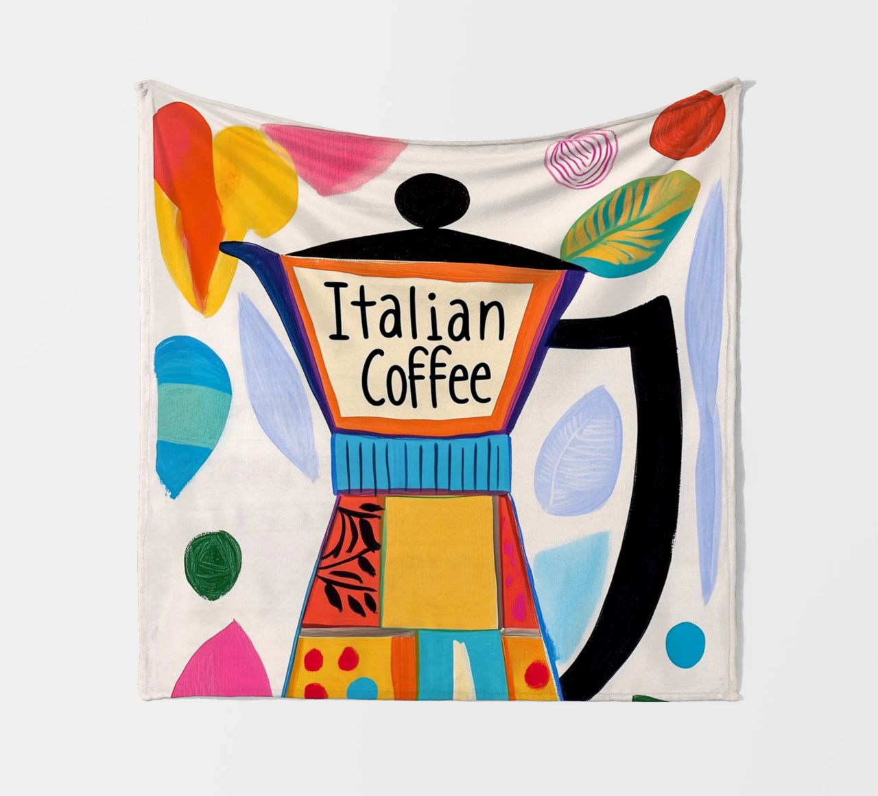 Bunte Espresso Liebe coperta in pile da Carinaprint