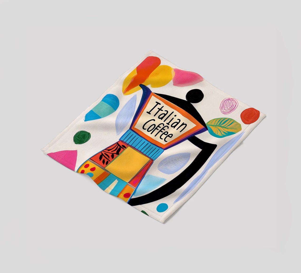 Bunte Espresso Liebe coperta in pile da Carinaprint