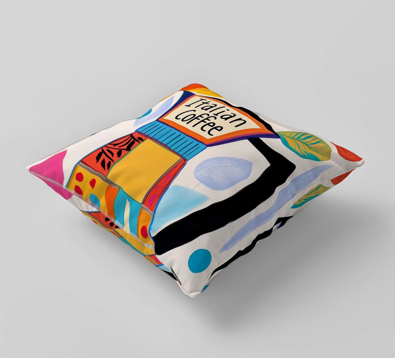 Bunte Espresso Liebe cuscino da Carinaprint