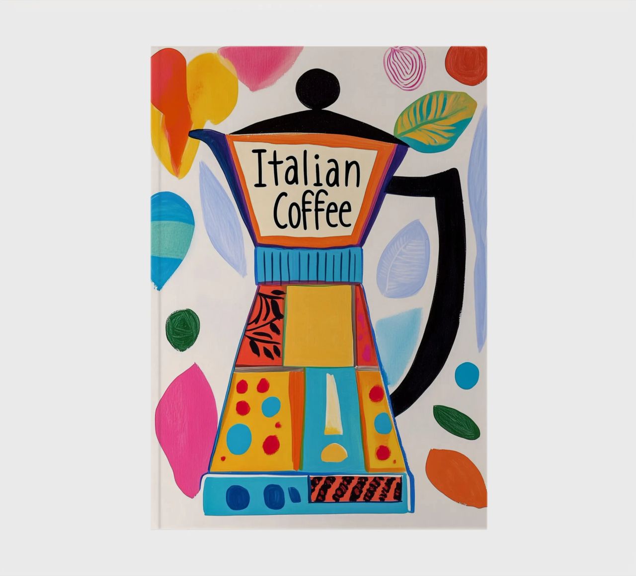 Bunte Espresso Liebe notebook by Carinaprint