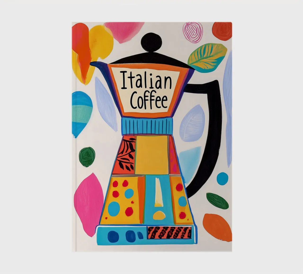 Bunte Espresso Liebe notebook by Carinaprint