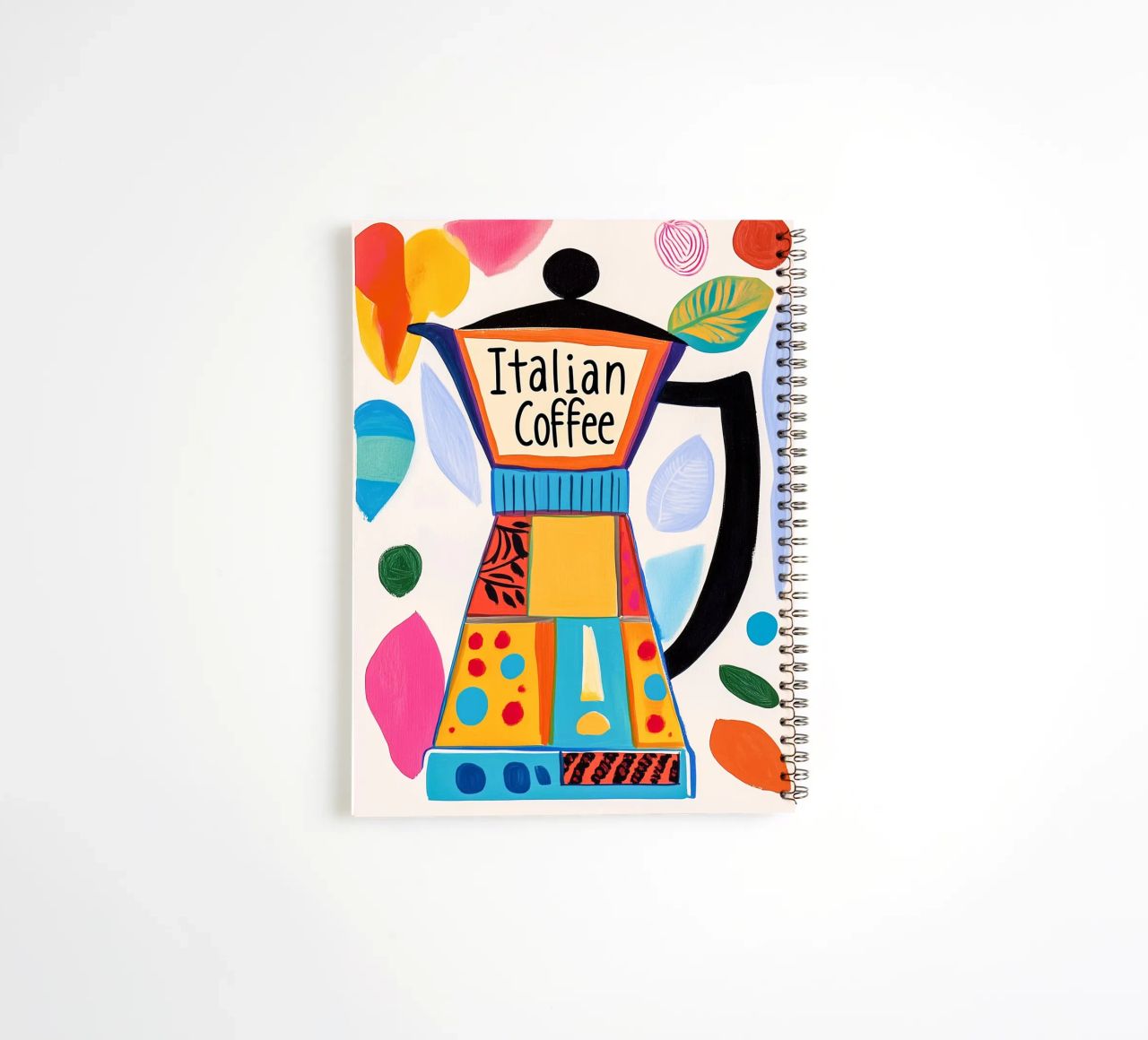 Bunte Espresso Liebe spiral notebook by Carinaprint