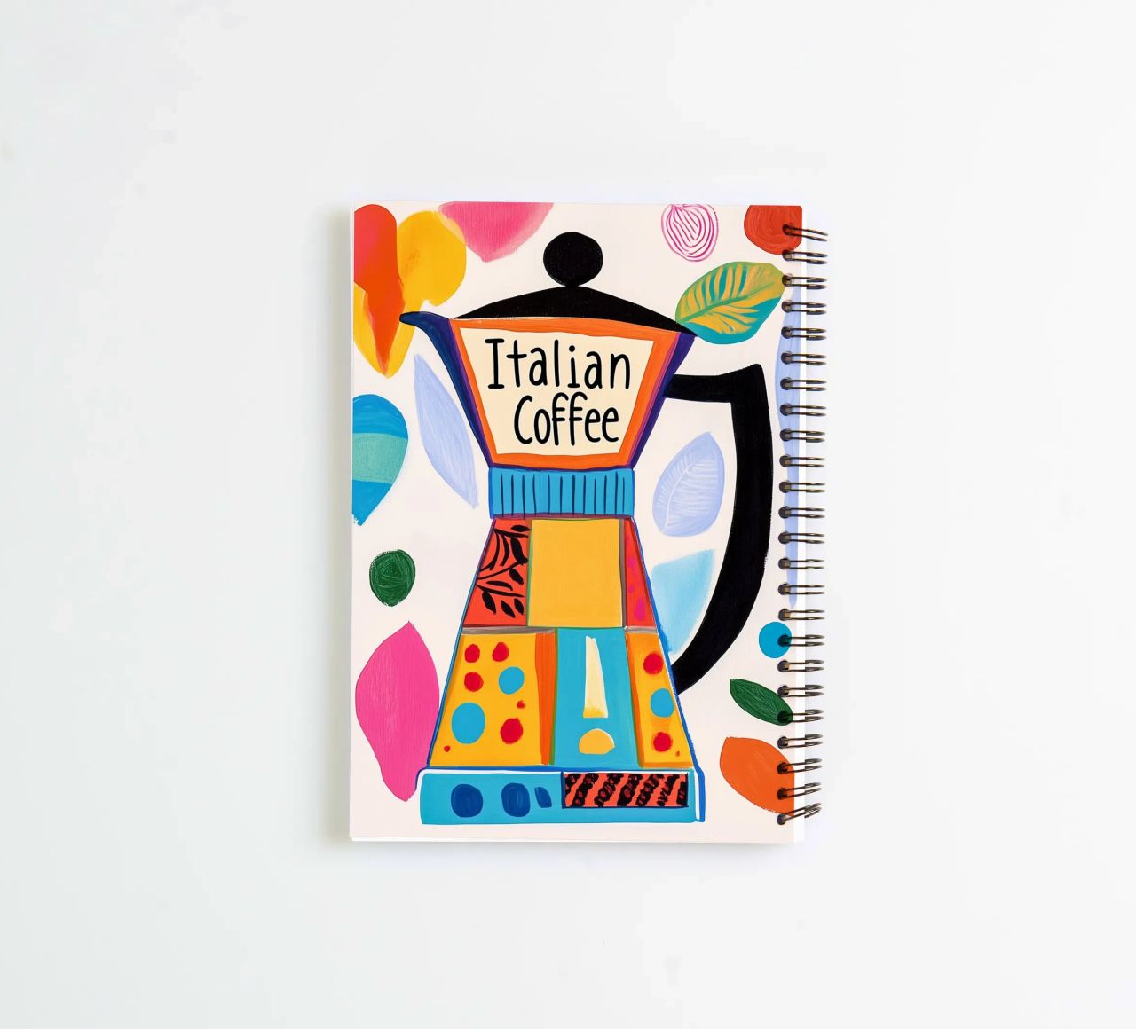 Bunte Espresso Liebe spiral notebook by Carinaprint