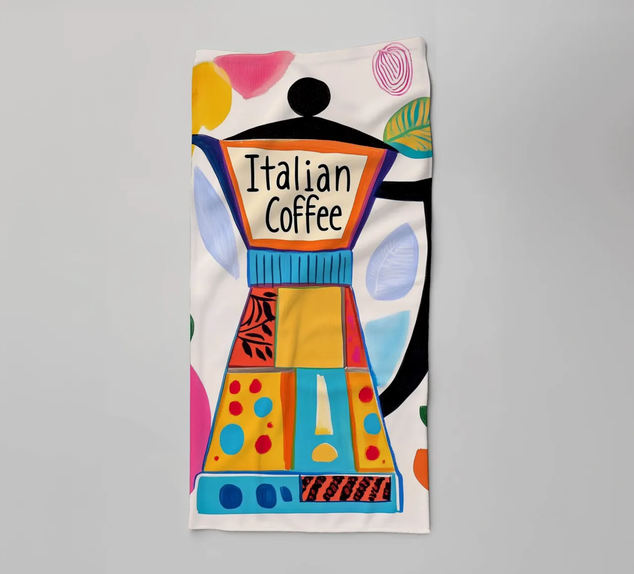 Bunte Espresso Liebe serviette de bain de Carinaprint