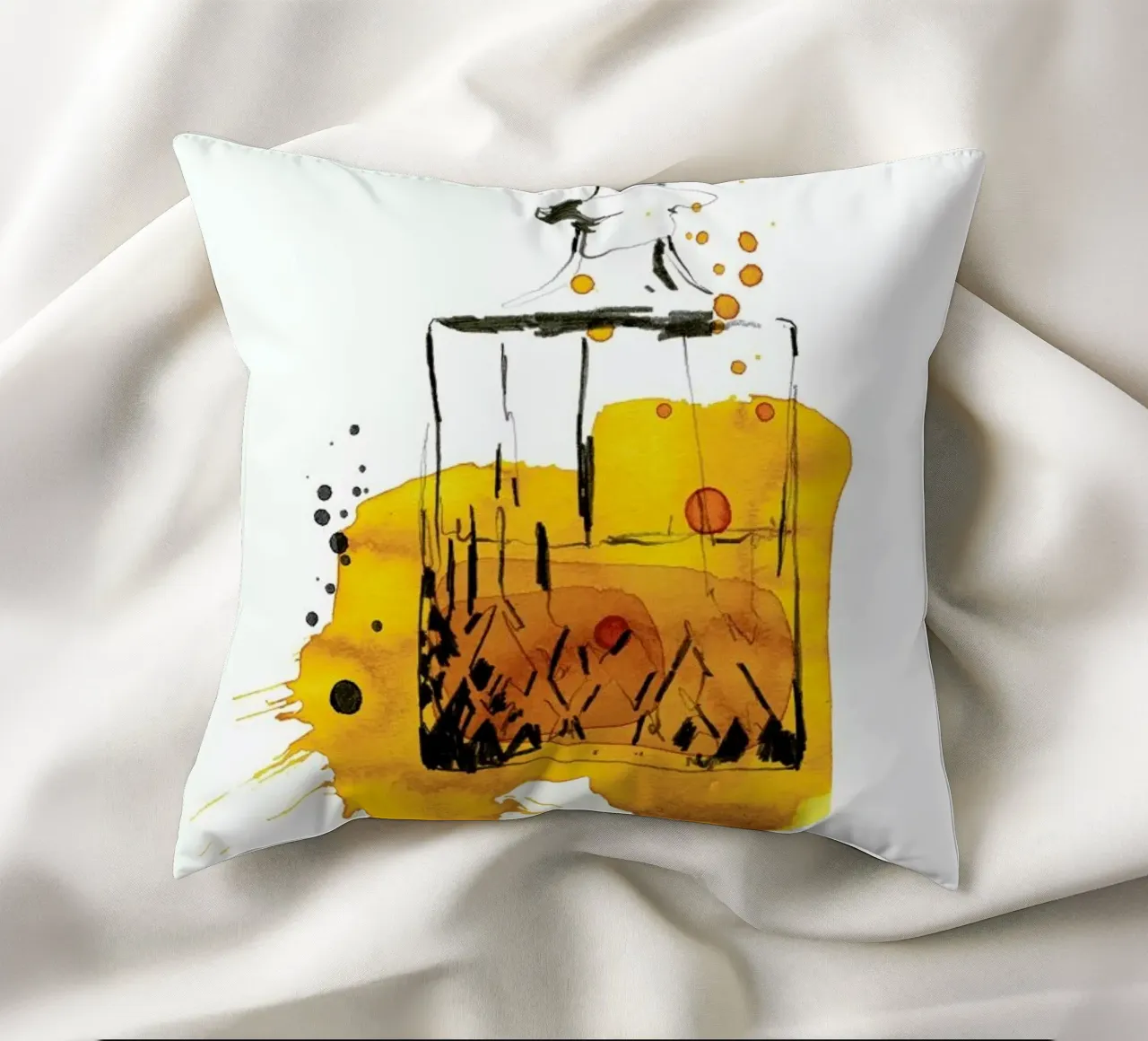 Cin Cin decorative cushion by Ekaterina Koroleva