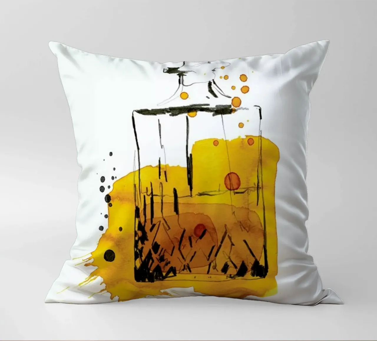 Cin Cin decorative cushion by Ekaterina Koroleva