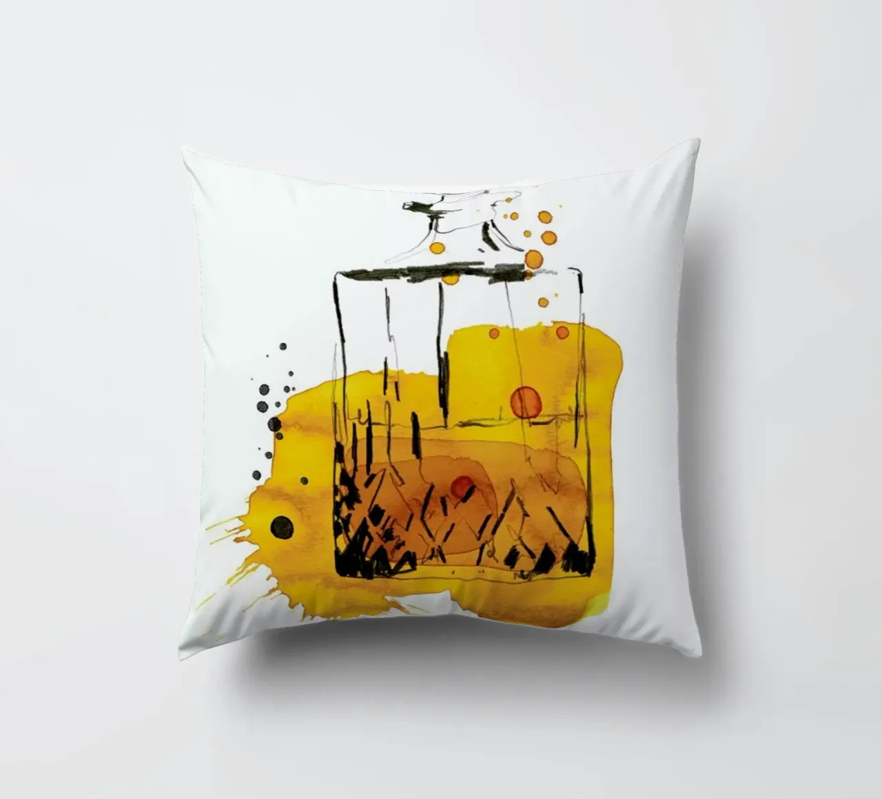 Cin Cin decorative cushion by Ekaterina Koroleva