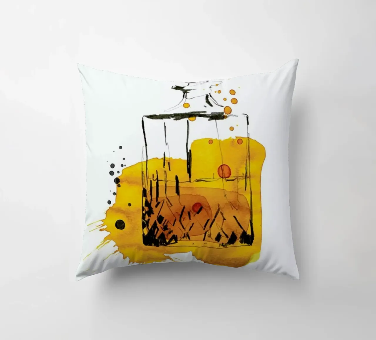 Cin Cin decorative cushion by Ekaterina Koroleva