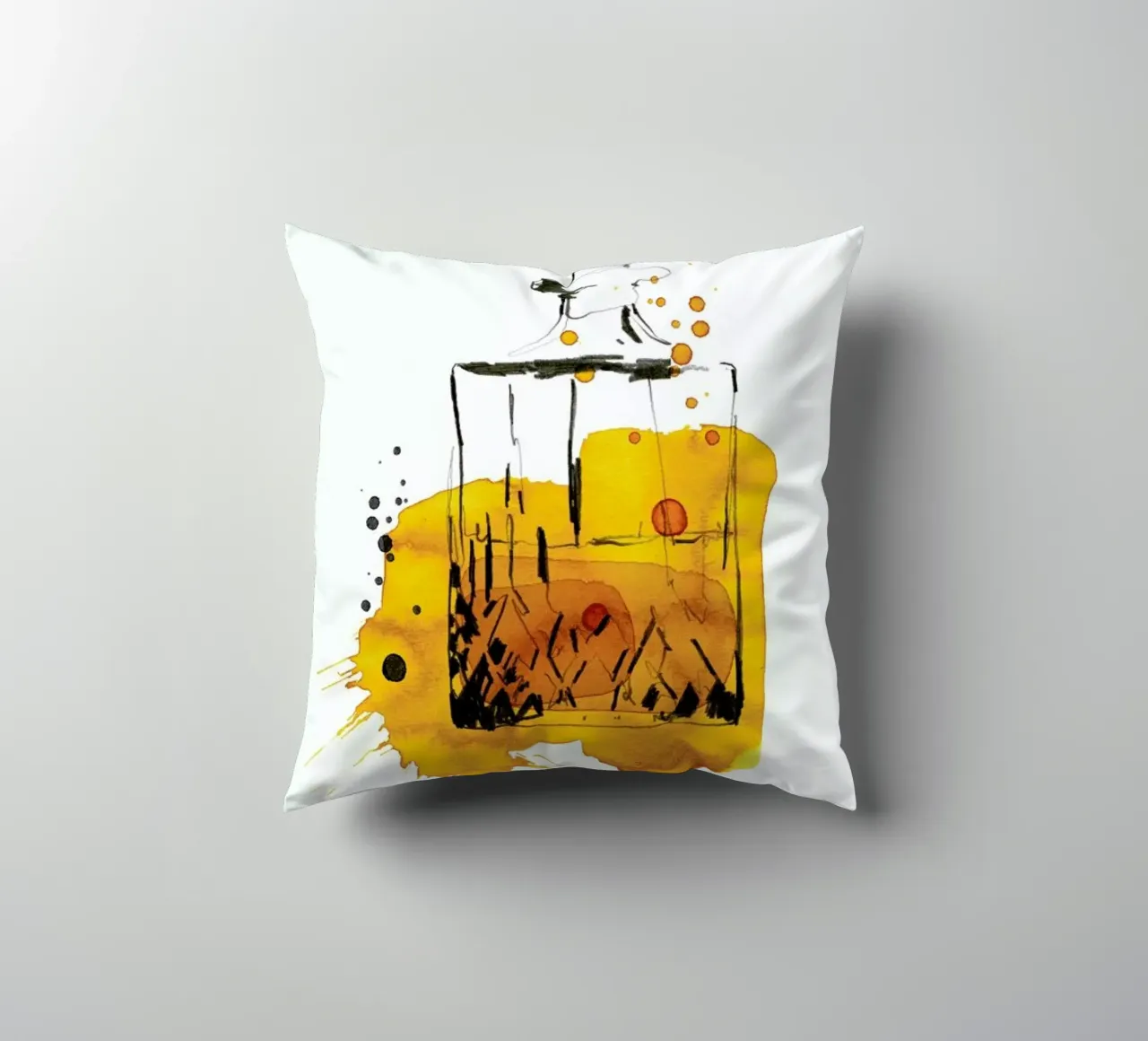 Cin Cin decorative cushion by Ekaterina Koroleva
