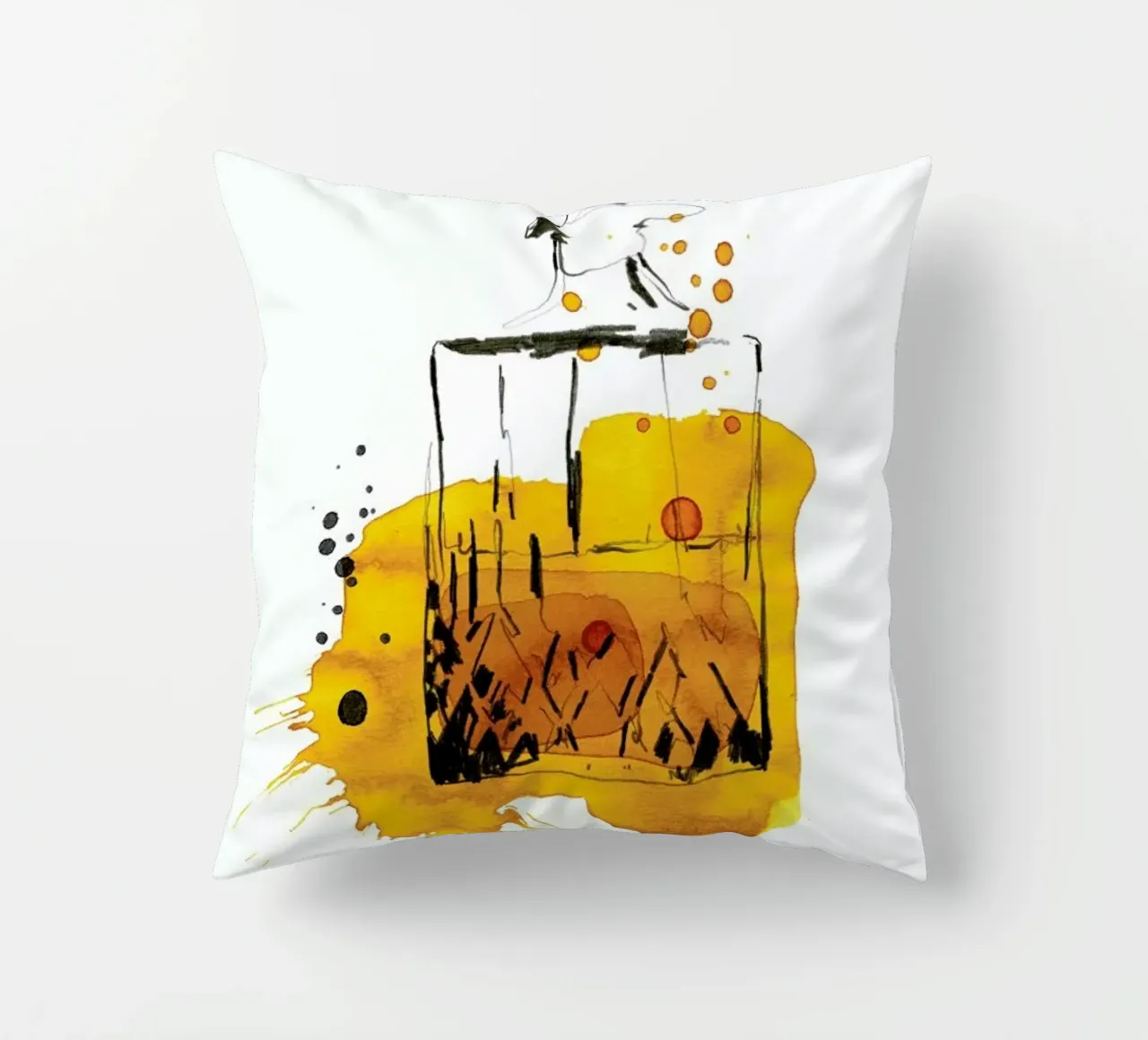 Cin Cin decorative cushion by Ekaterina Koroleva
